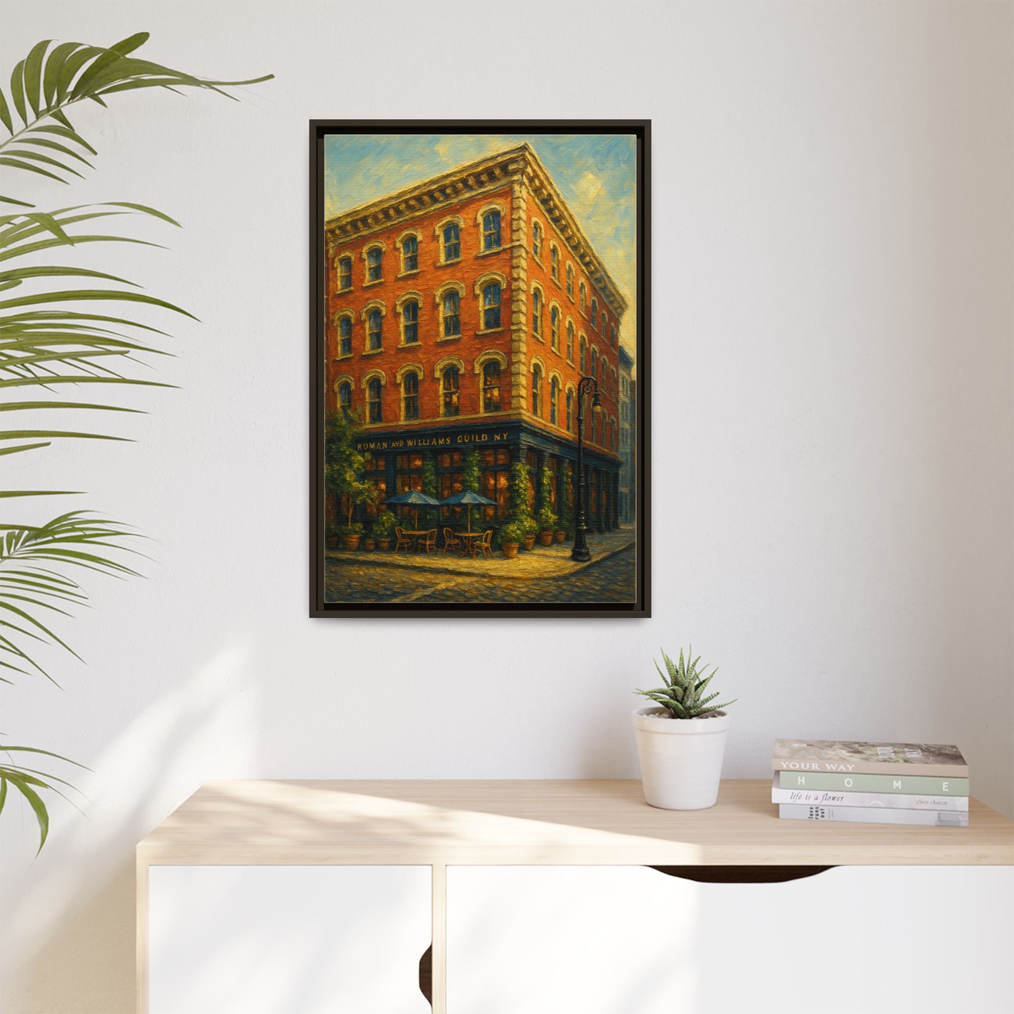 La Mercerie at the Guild — Restaurant Print | Matte Canvas + Wooden Frame