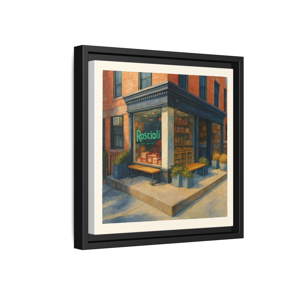 Roscioli Restaurant — Restaurant Print | Matte Canvas + Wooden Frame