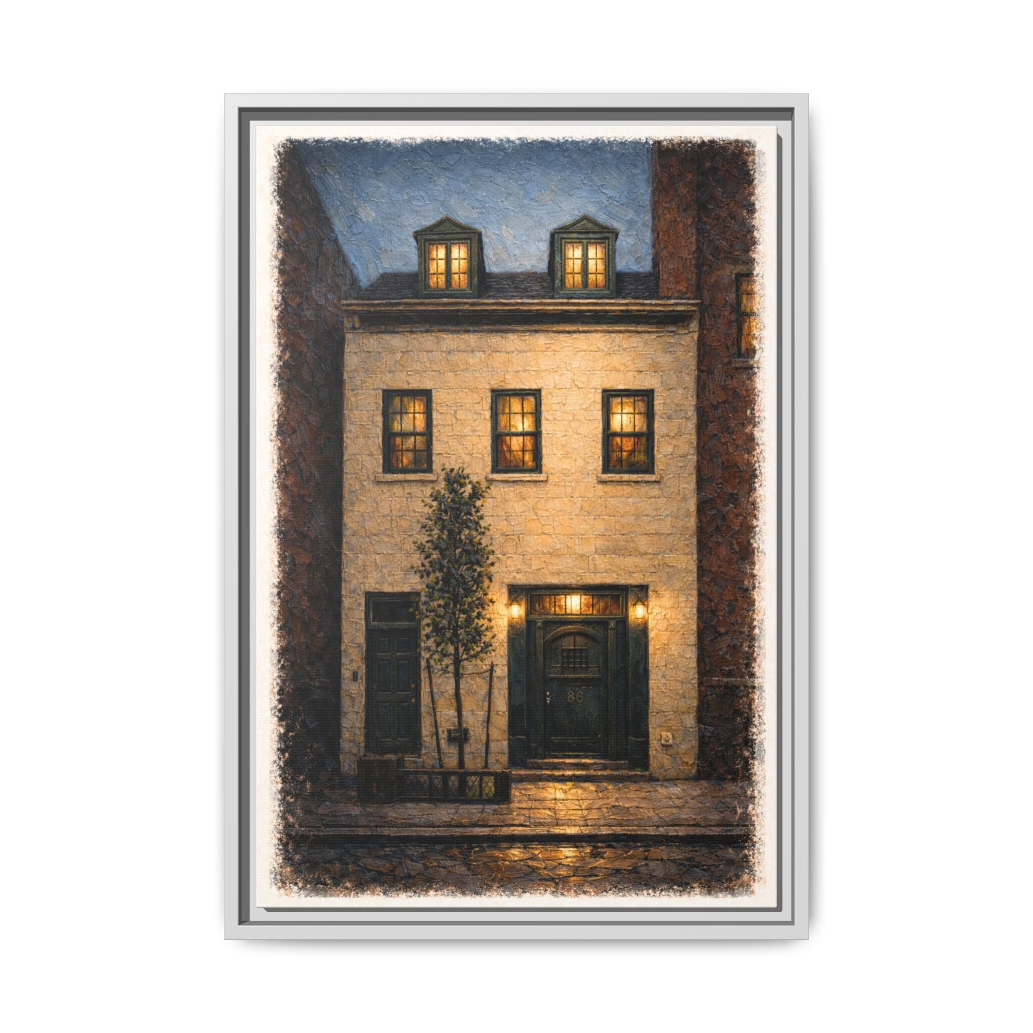 The Eighty Six — Restaurant Print | Matte Canvas + Wooden Frame