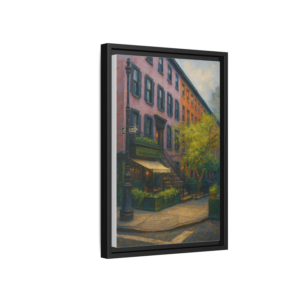 The Waverly Inn — Restaurant Print | Matte Canvas + Wooden Frame