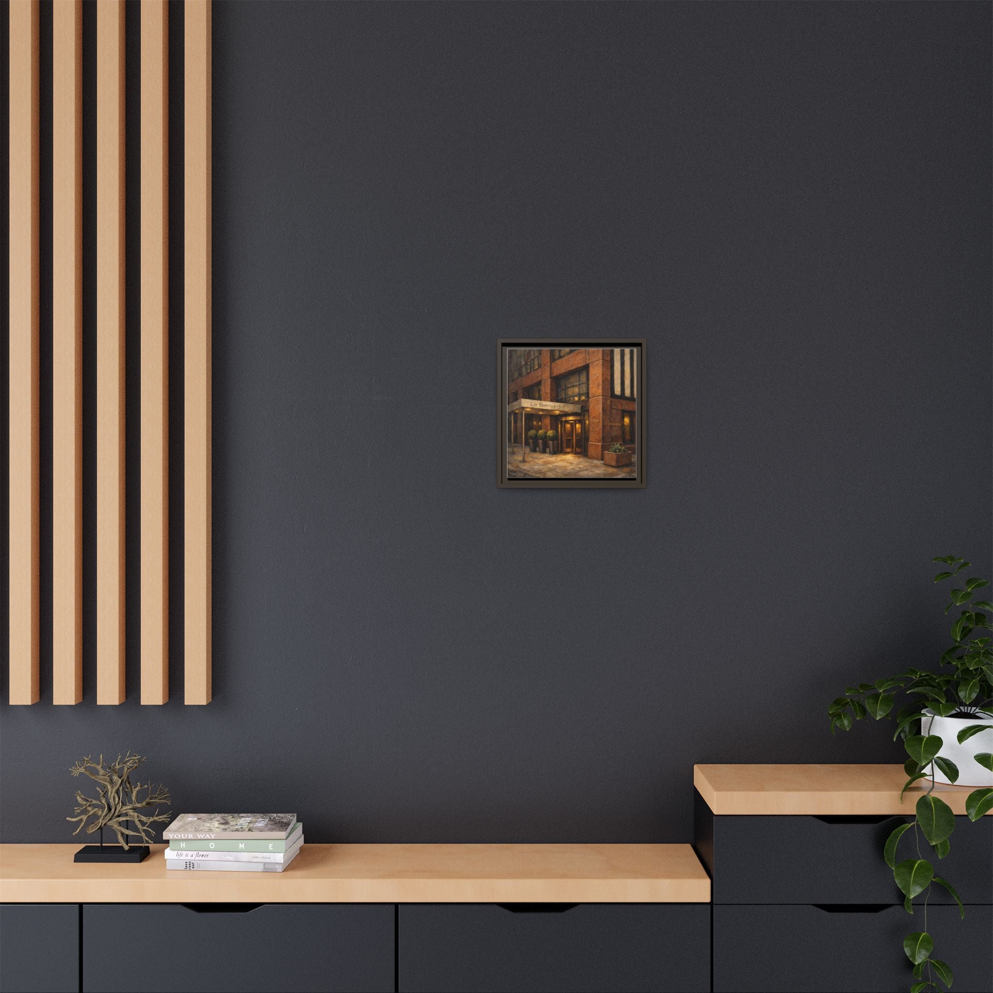 Le Bernardin — Restaurant Print | Matte Canvas + Wooden Frame