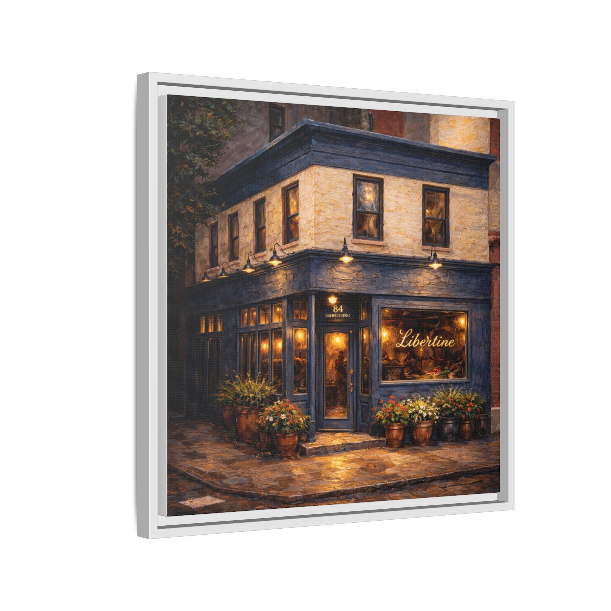 Libertine housewarming gift NYC restaurant artwork canvas