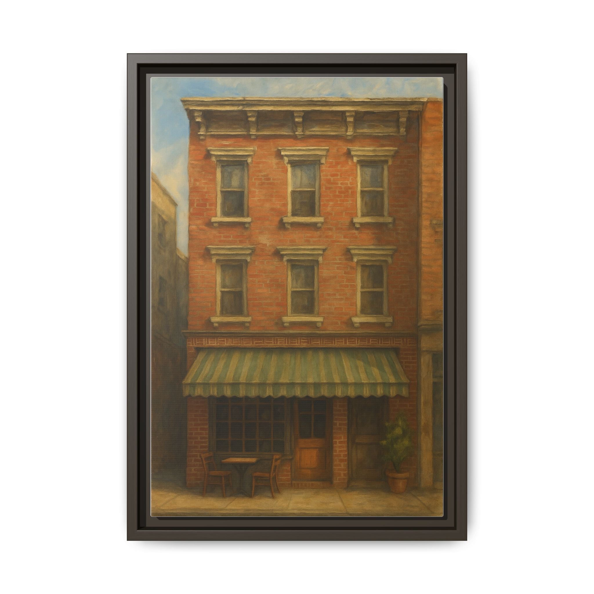 Lucali Pizzeria — Restaurant Print | Matte Canvas + Wooden Frame