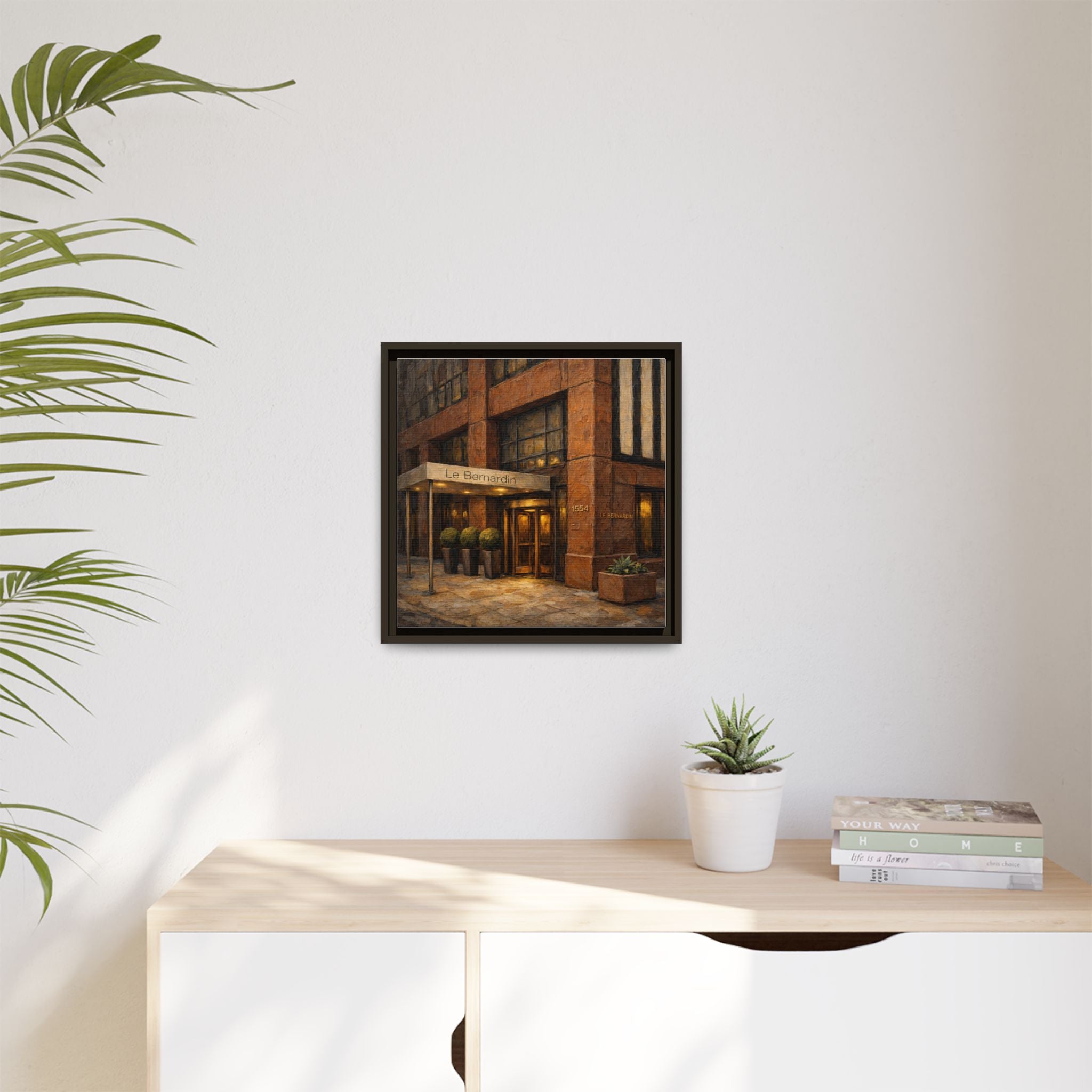 Le Bernardin — Restaurant Print | Matte Canvas + Wooden Frame