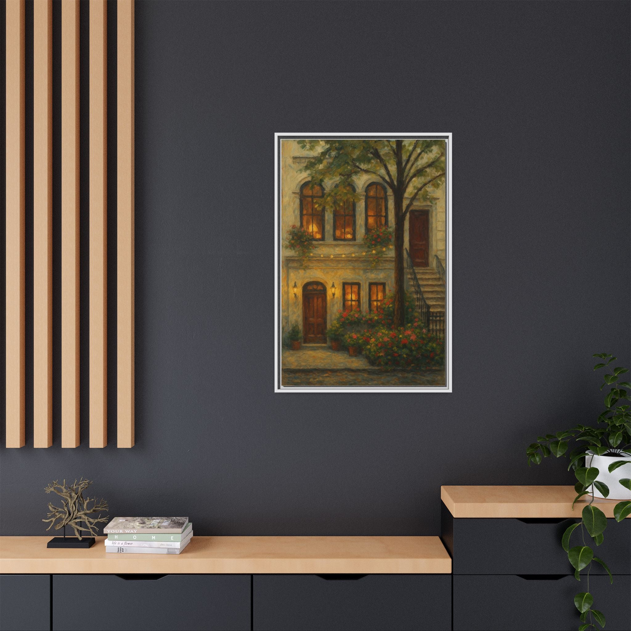 JoJo by Jean-Georges — Restaurant Print | Matte Canvas + Wooden Frame