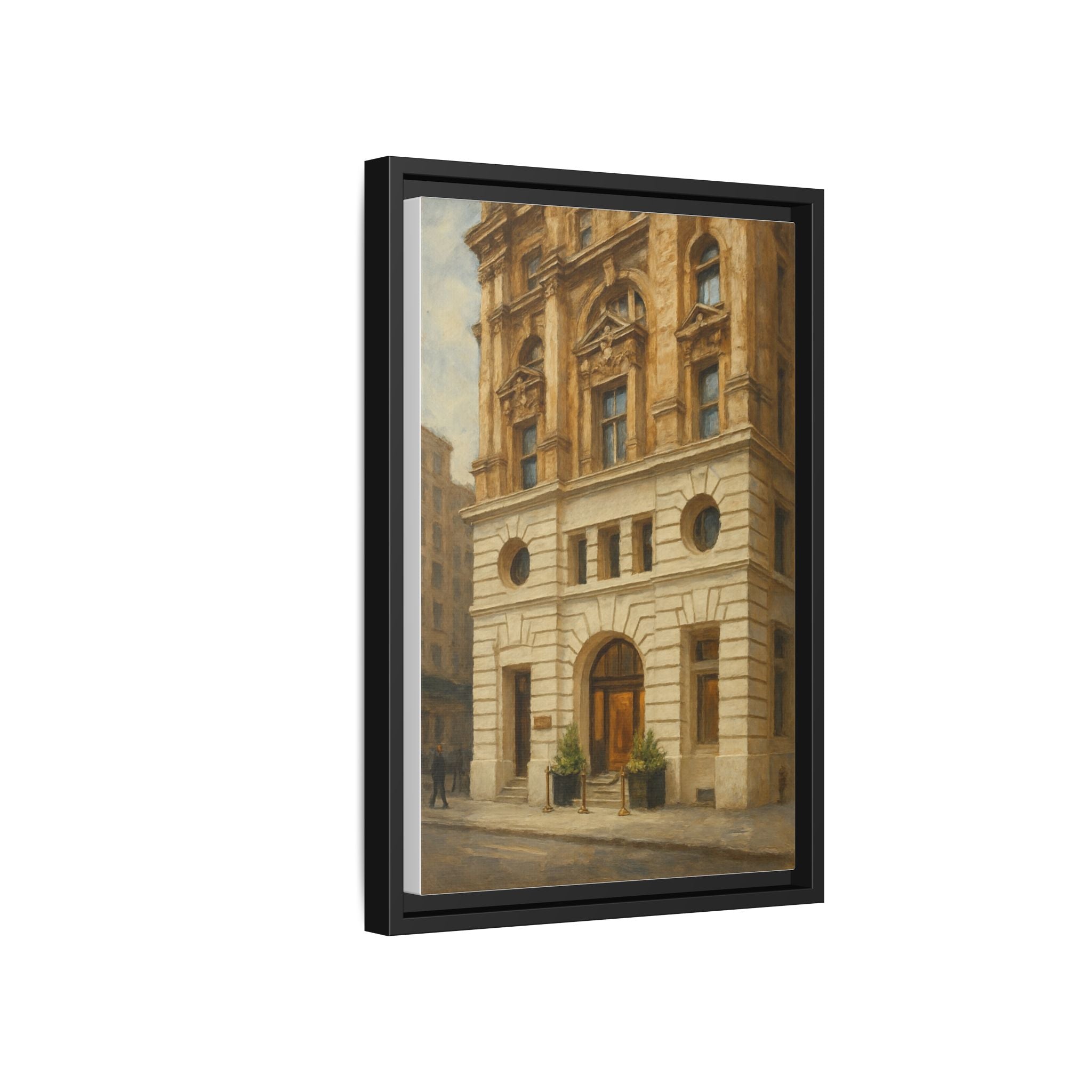 Beef Bar New York — Restaurant Print | Matte Canvas + Wooden Frame