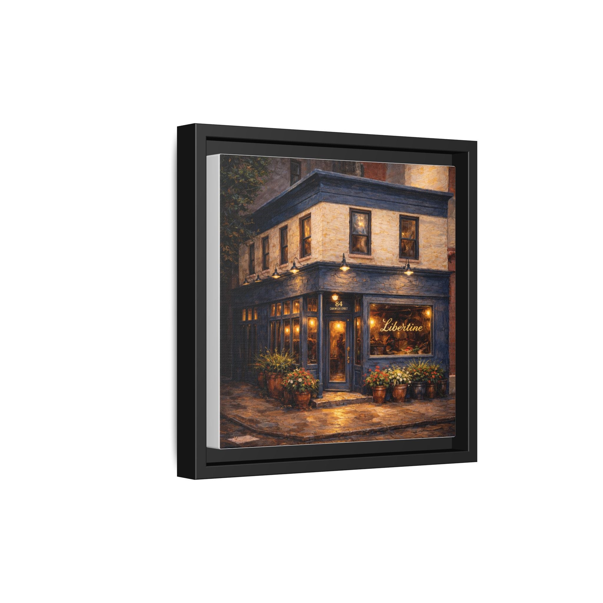 Libertine restaurant artwork wedding gift framed canvas