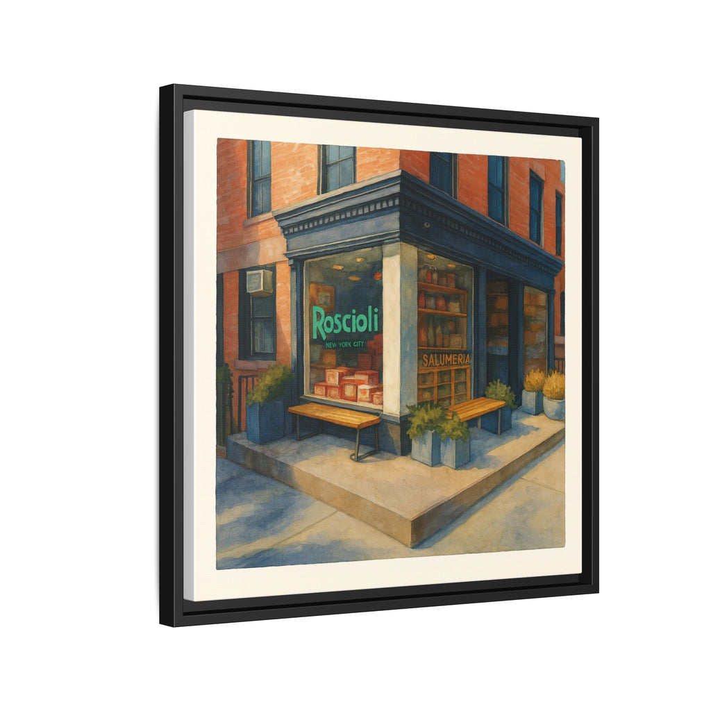 Roscioli Restaurant — Restaurant Print | Matte Canvas + Wooden Frame