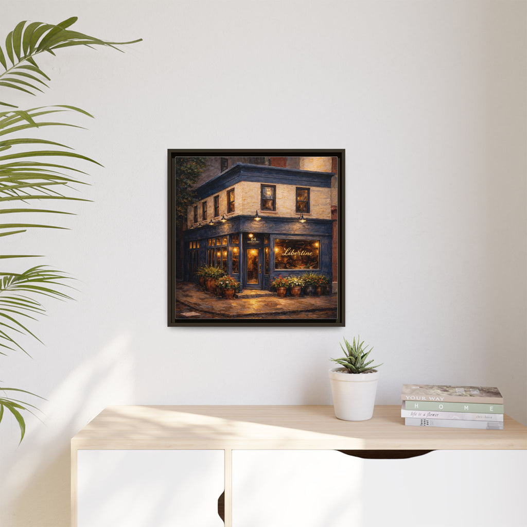 Libertine restaurant painting engagement gift NYC dining