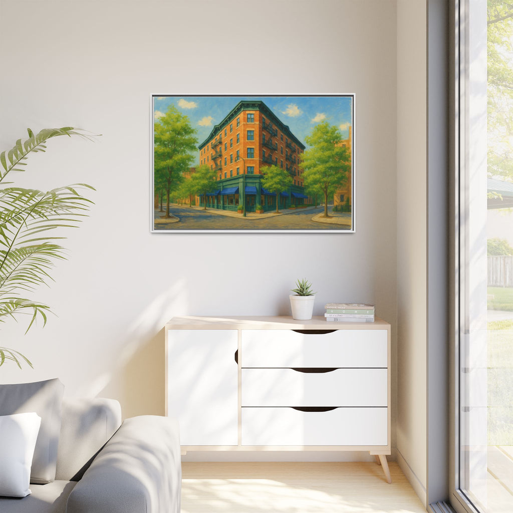 The Mary Lane — Restaurant Print | Matte Canvas + Wooden Frame