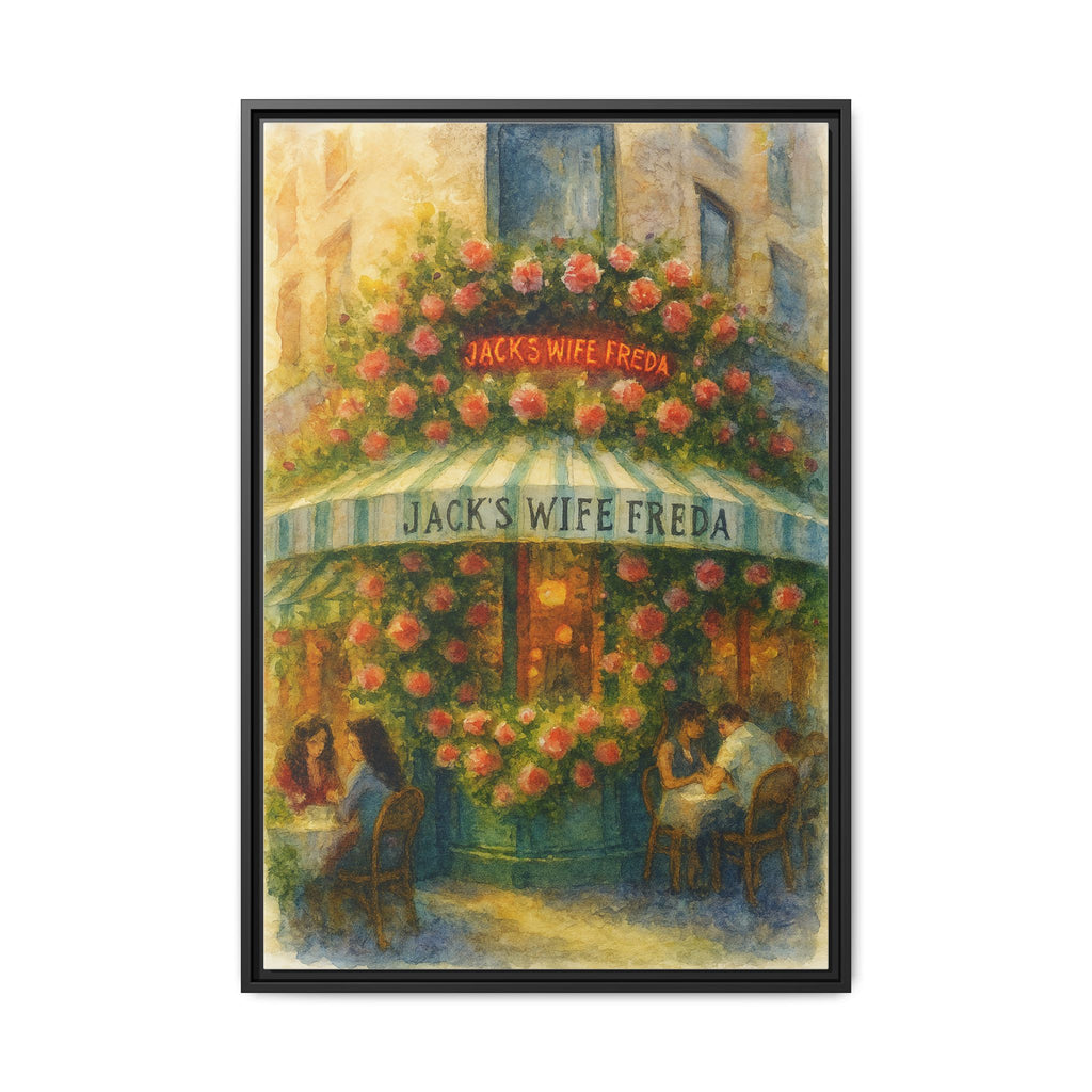 Jack's Wife Freda — Restaurant Print | Matte Canvas + Wooden Frame