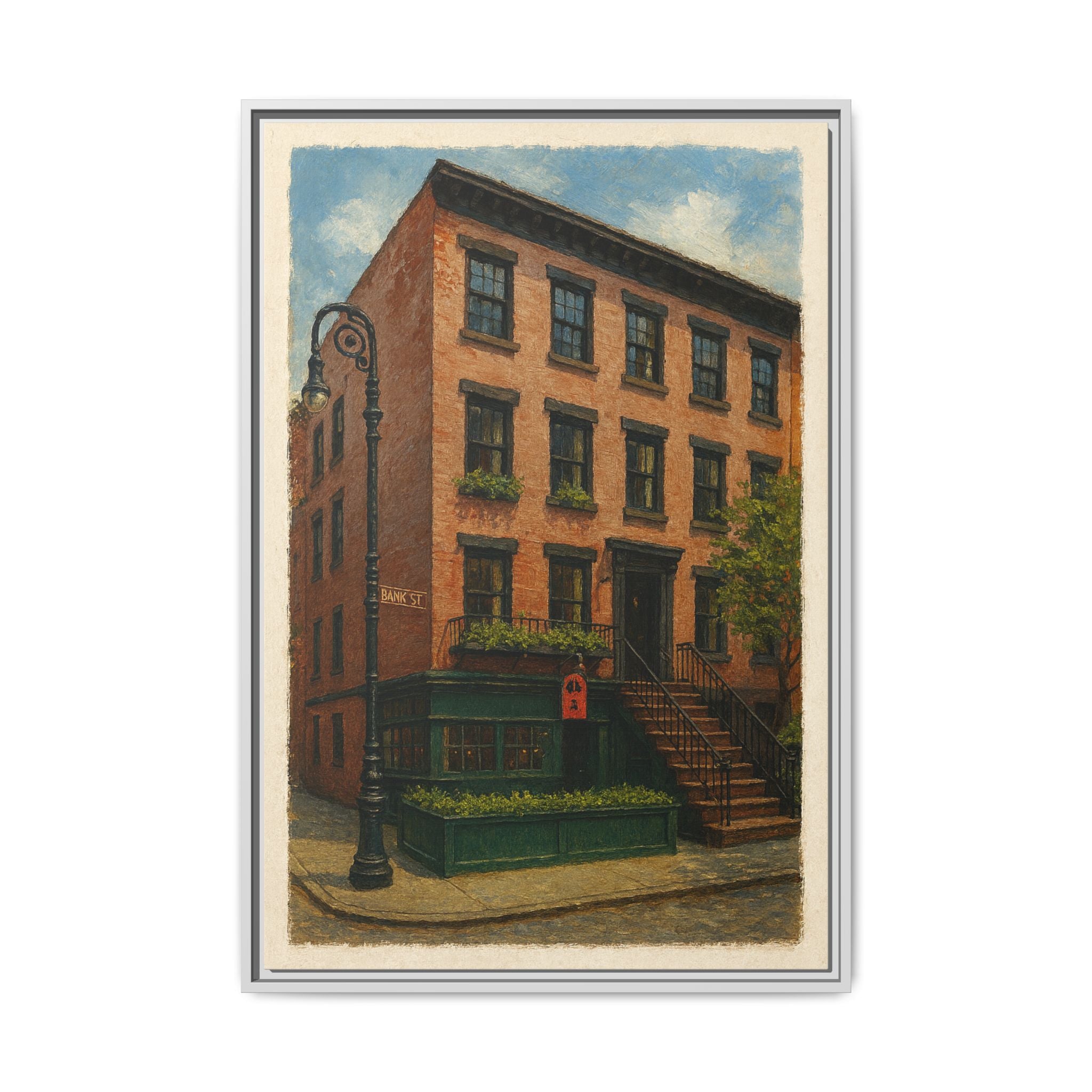 The Waverly Inn II — Restaurant Print | Matte Canvas + Wooden Frame
