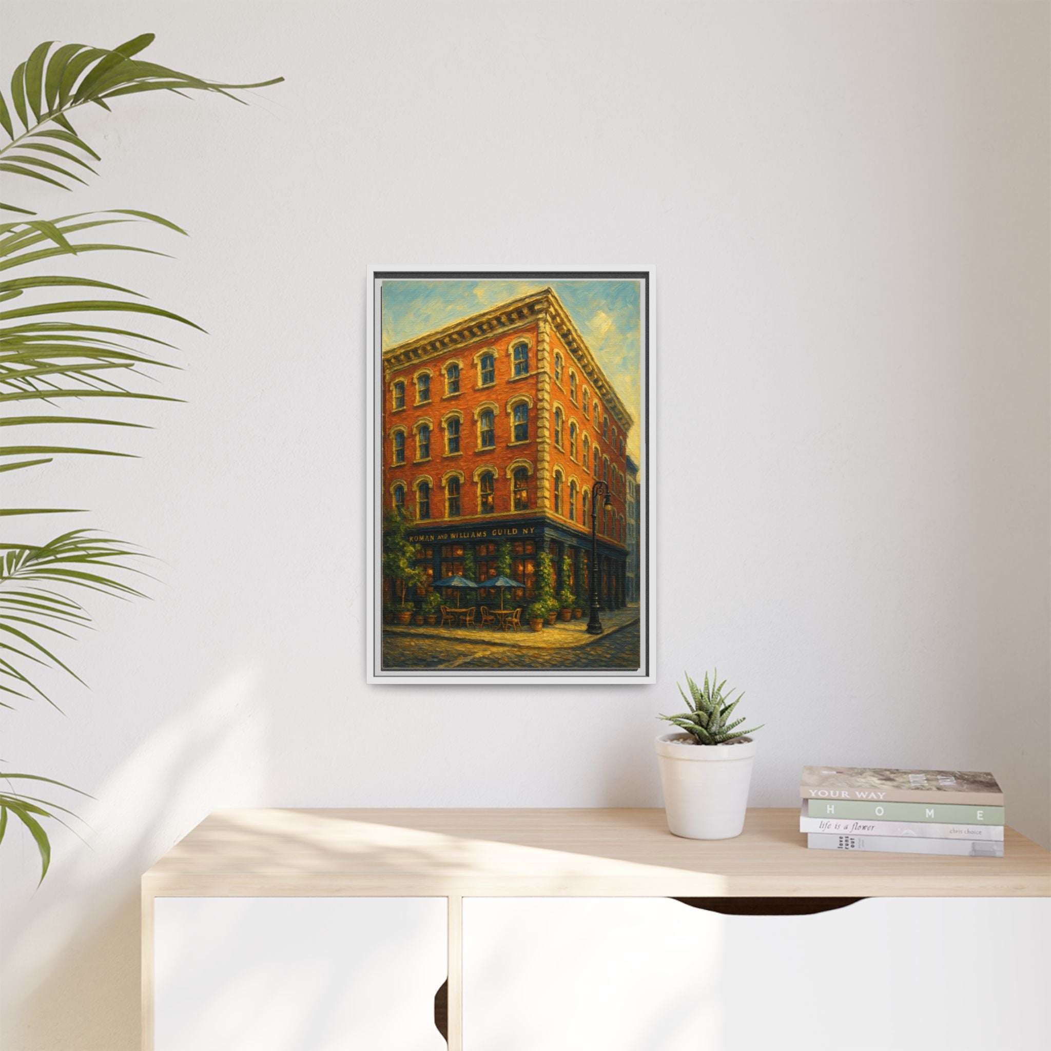 La Mercerie at the Guild — Restaurant Print | Matte Canvas + Wooden Frame