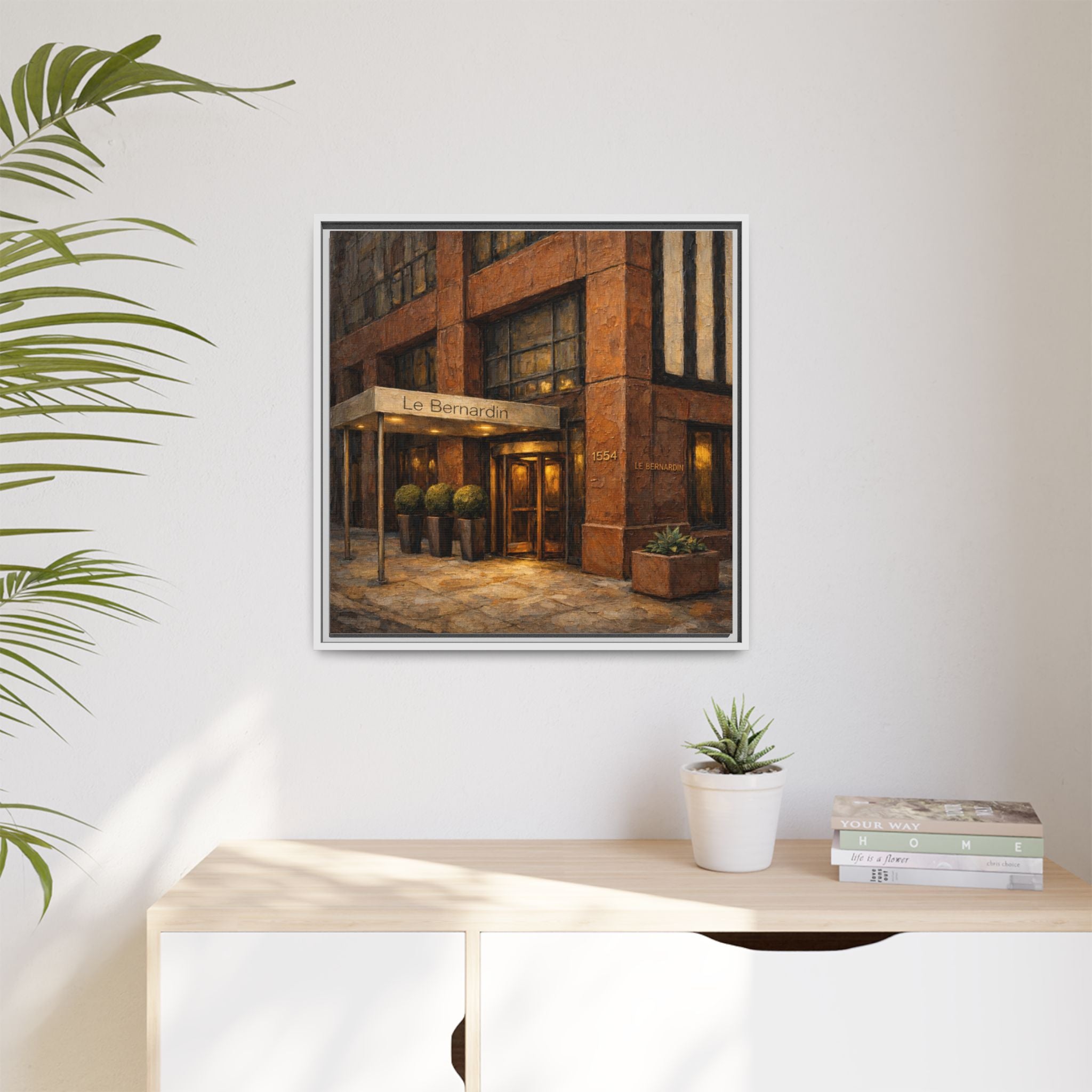 Le Bernardin — Restaurant Print | Matte Canvas + Wooden Frame