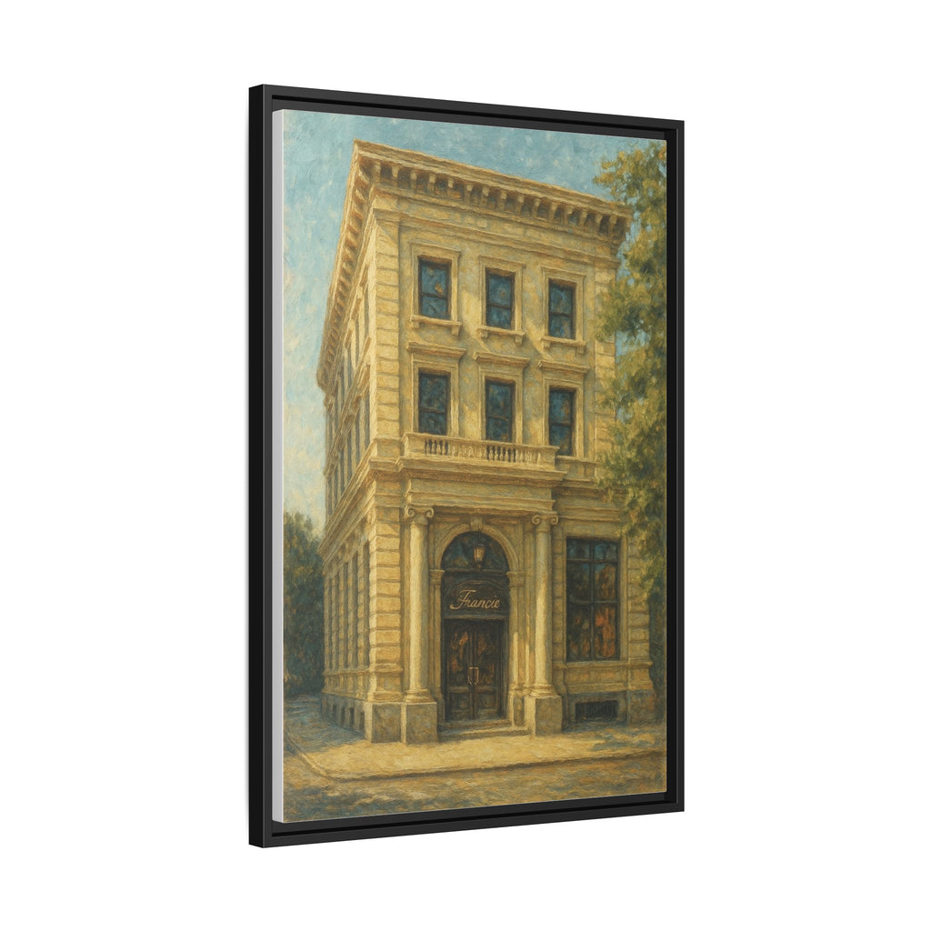 Francie — Restaurant Print | Matte Canvas + Wooden Frame