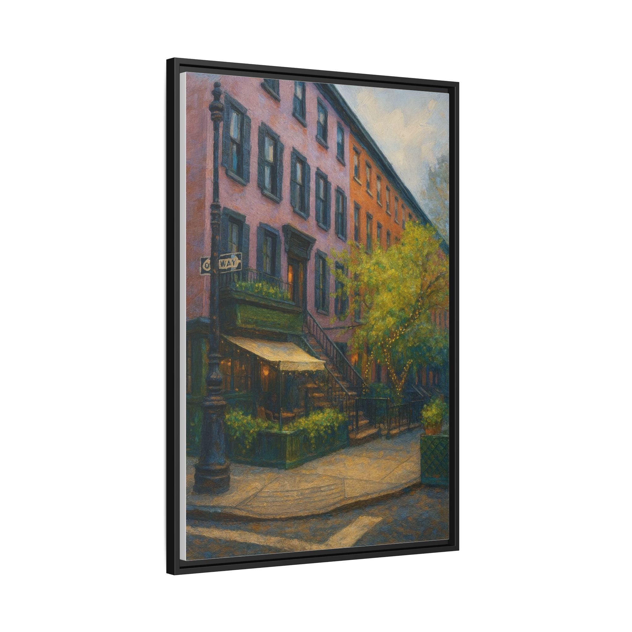 The Waverly Inn — Restaurant Print | Matte Canvas + Wooden Frame