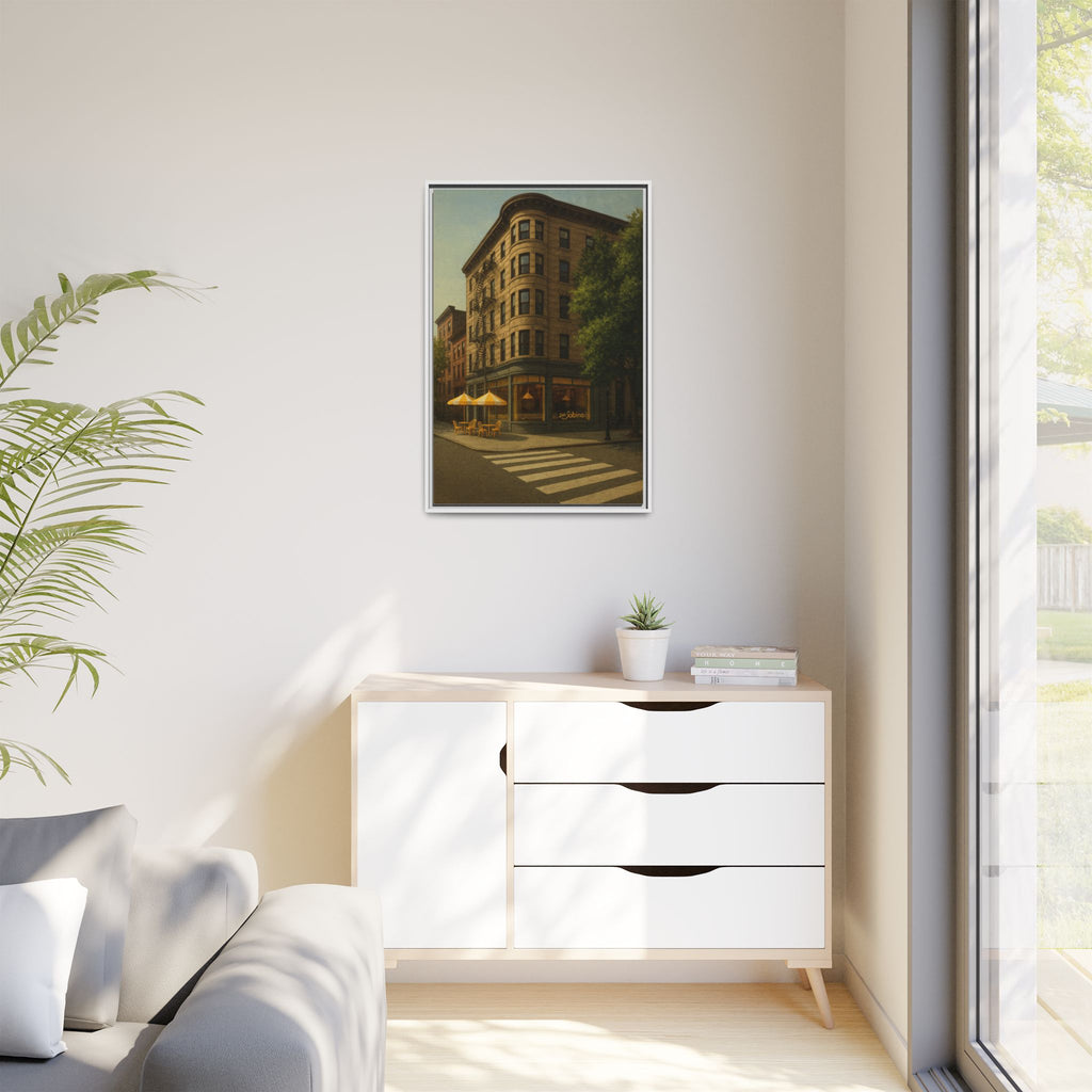 San Sabino Restaurant — Restaurant Print | Matte Canvas + Wooden Frame