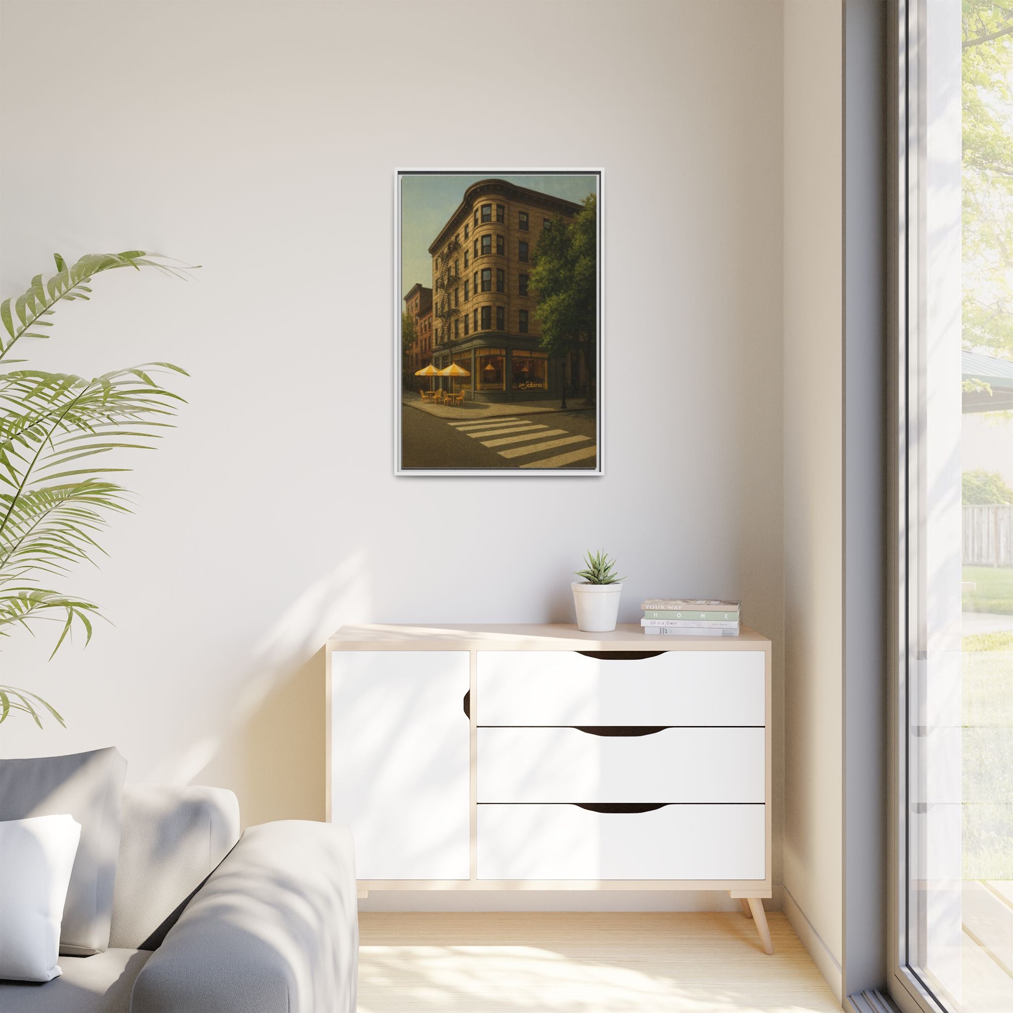 San Sabino Restaurant — Restaurant Print | Matte Canvas + Wooden Frame