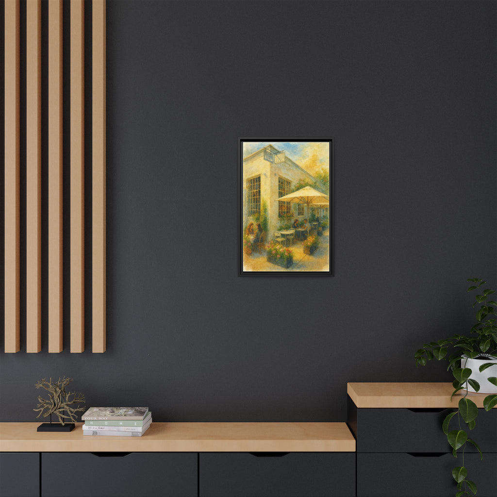 Lilia — Restaurant Print | Matte Canvas + Wooden Frame