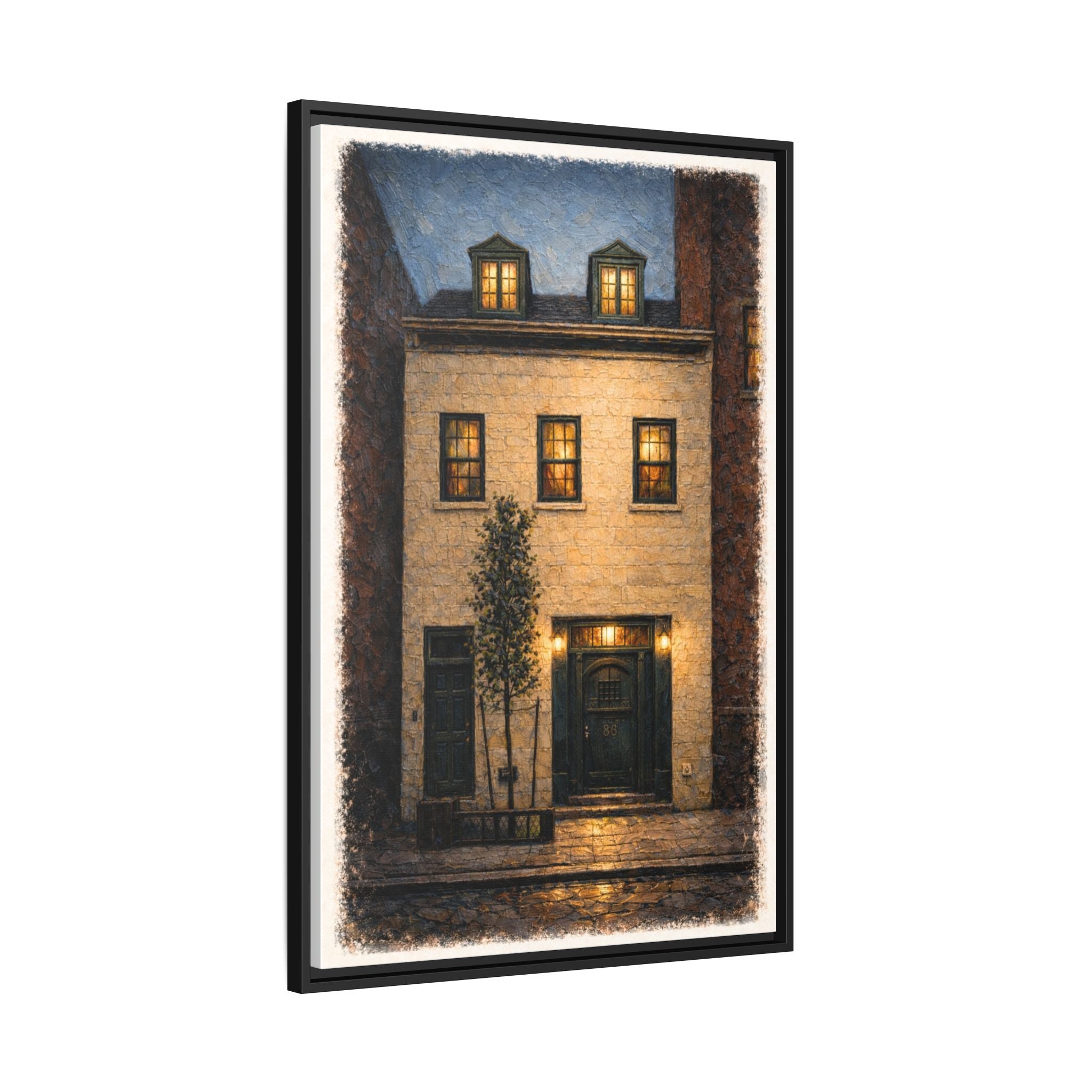 The Eighty Six — Restaurant Print | Matte Canvas + Wooden Frame