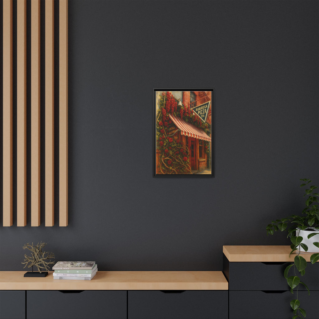 Rubirosa — Restaurant Print | Matte Canvas + Wooden Frame