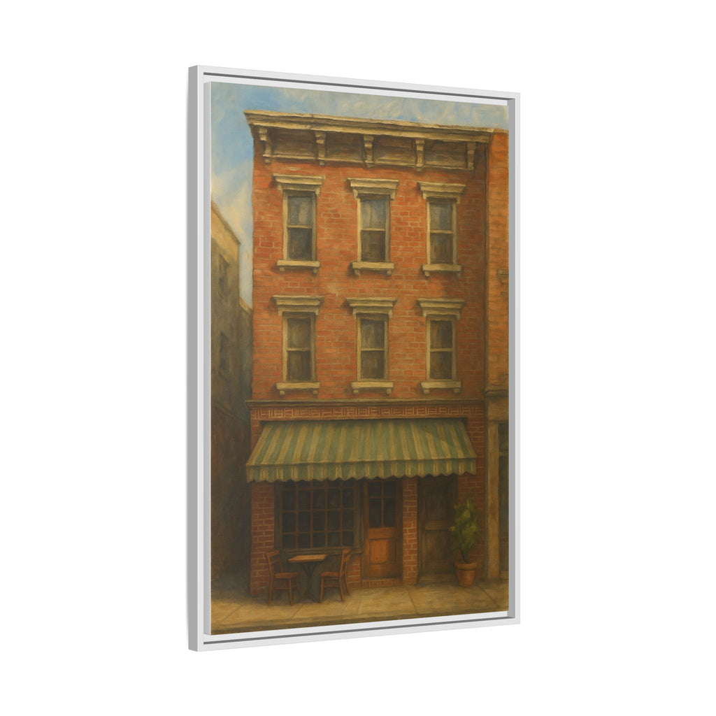 Lucali Pizzeria — Restaurant Print | Matte Canvas + Wooden Frame