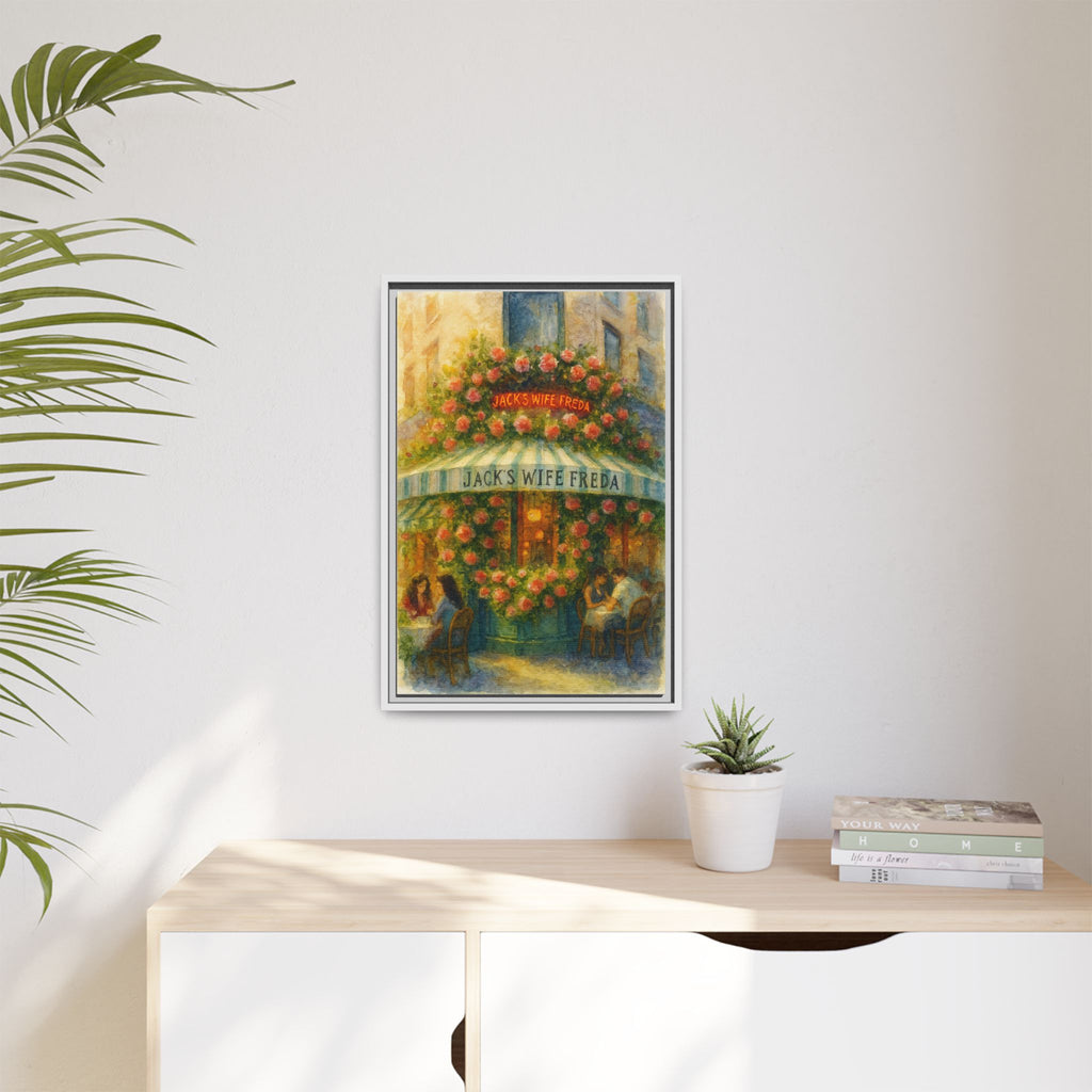 Jack's Wife Freda — Restaurant Print | Matte Canvas + Wooden Frame