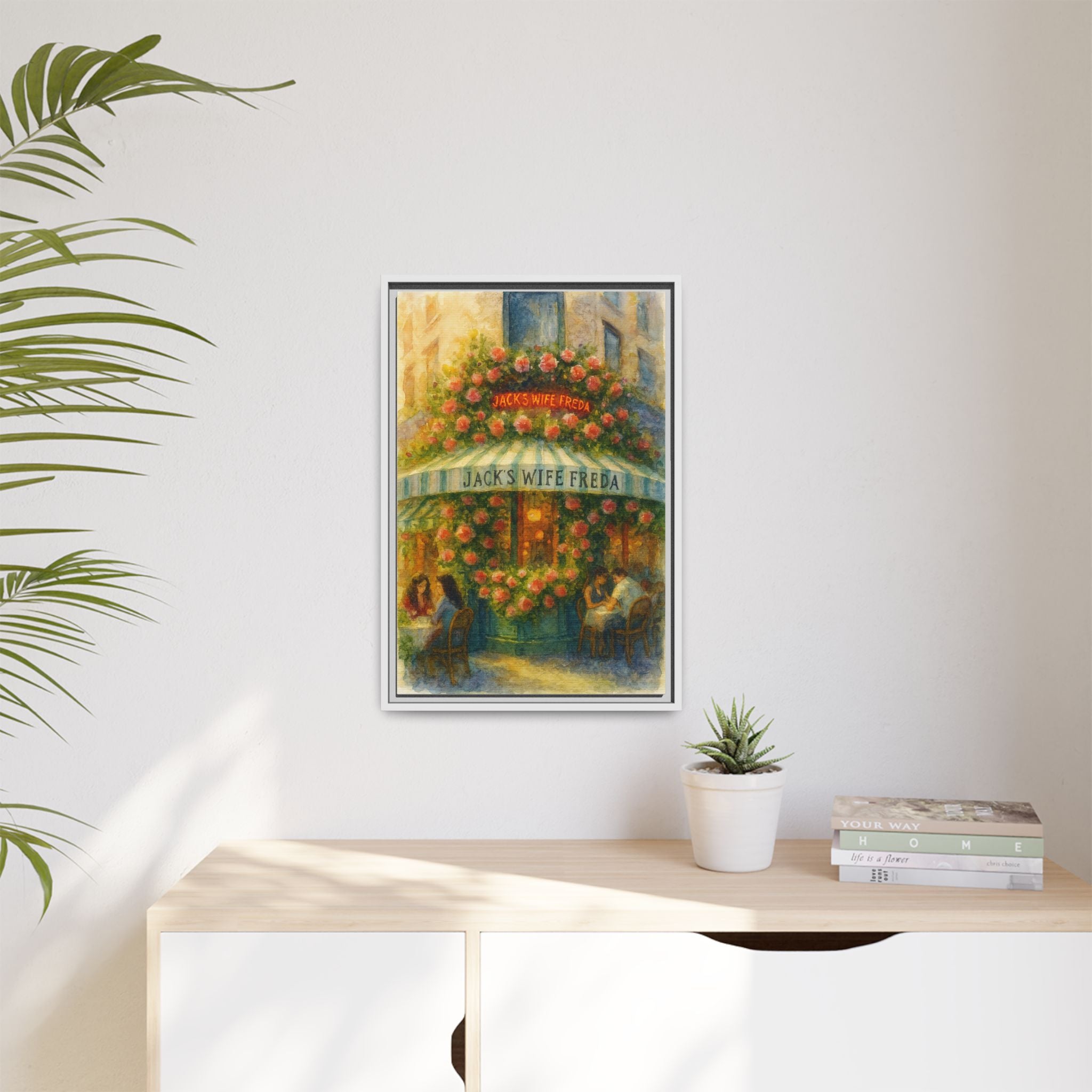 Jack's Wife Freda — Restaurant Print | Matte Canvas + Wooden Frame