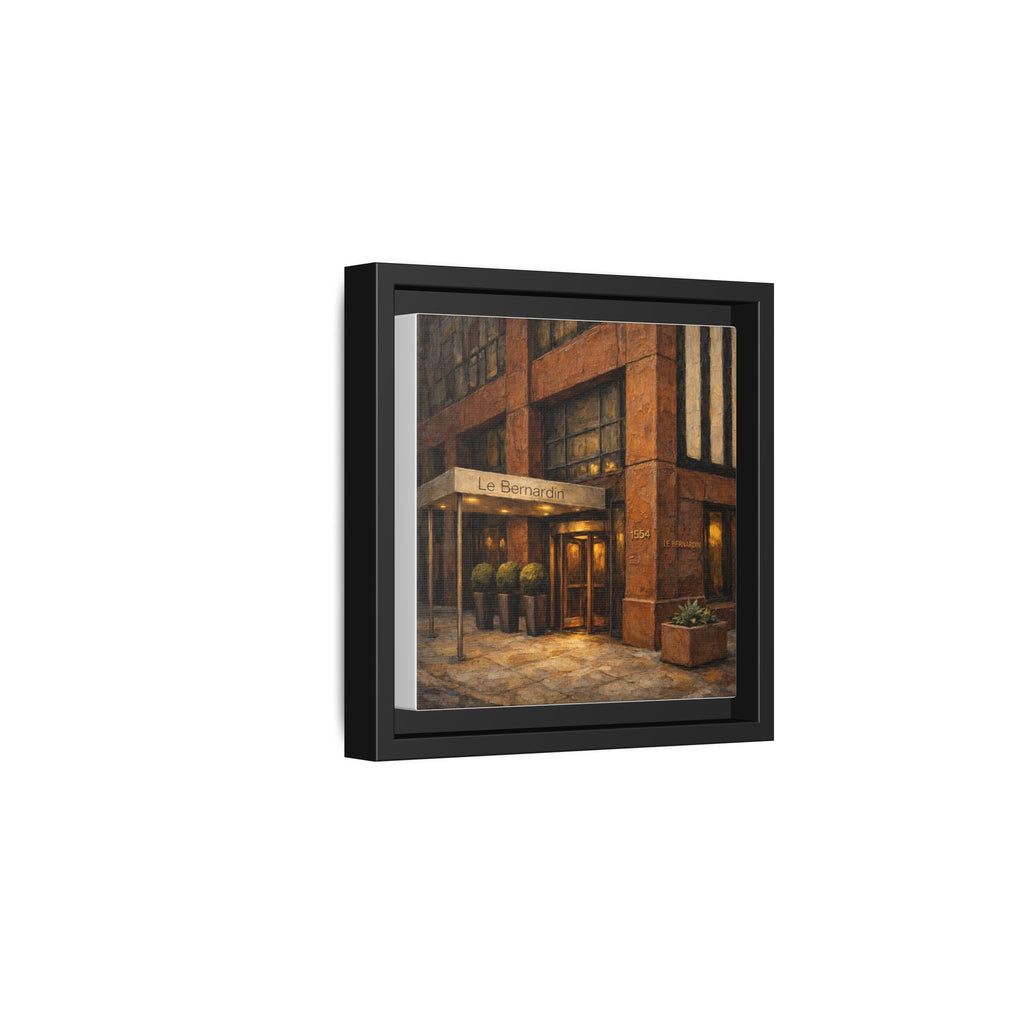 Le Bernardin — Restaurant Print | Matte Canvas + Wooden Frame