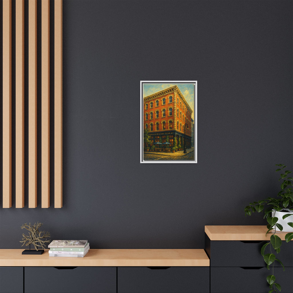 La Mercerie at the Guild — Restaurant Print | Matte Canvas + Wooden Frame