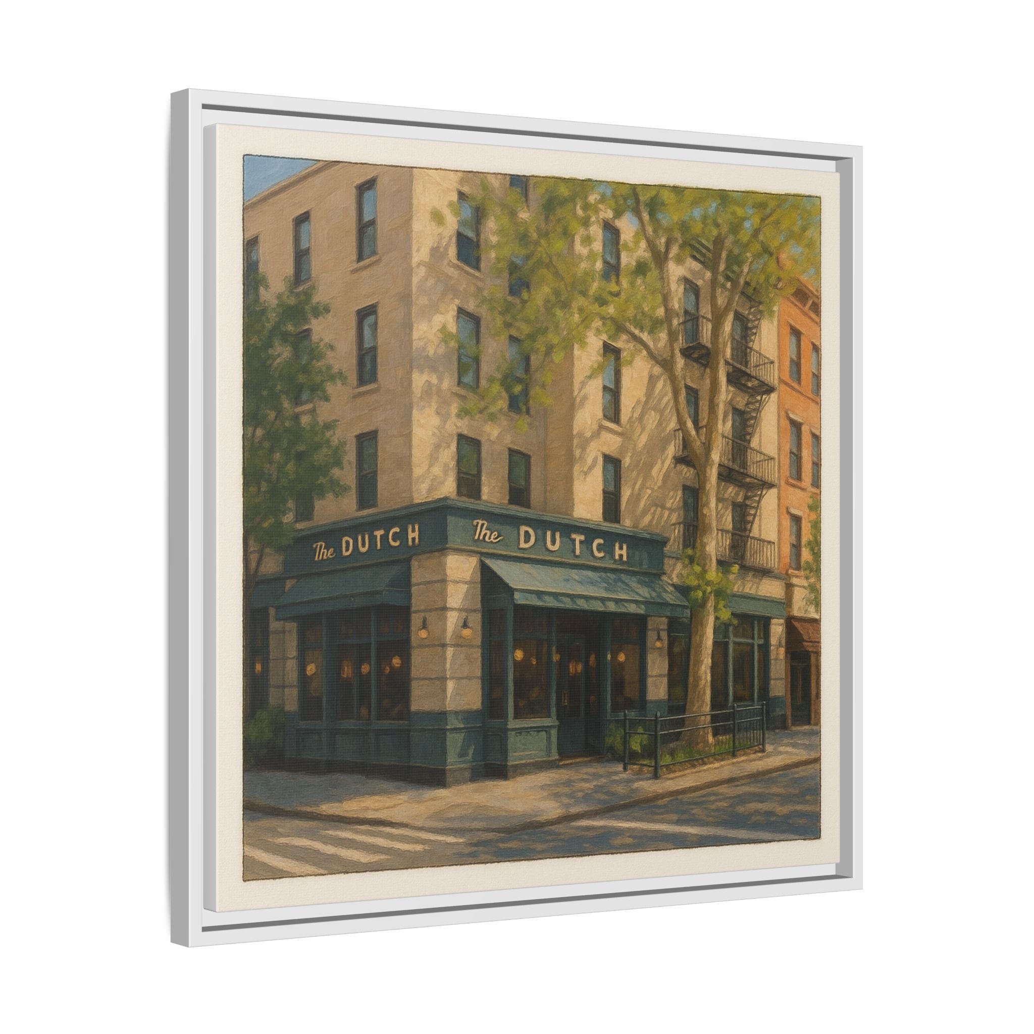 The Dutch — Restaurant Print | Matte Canvas + Wooden Frame