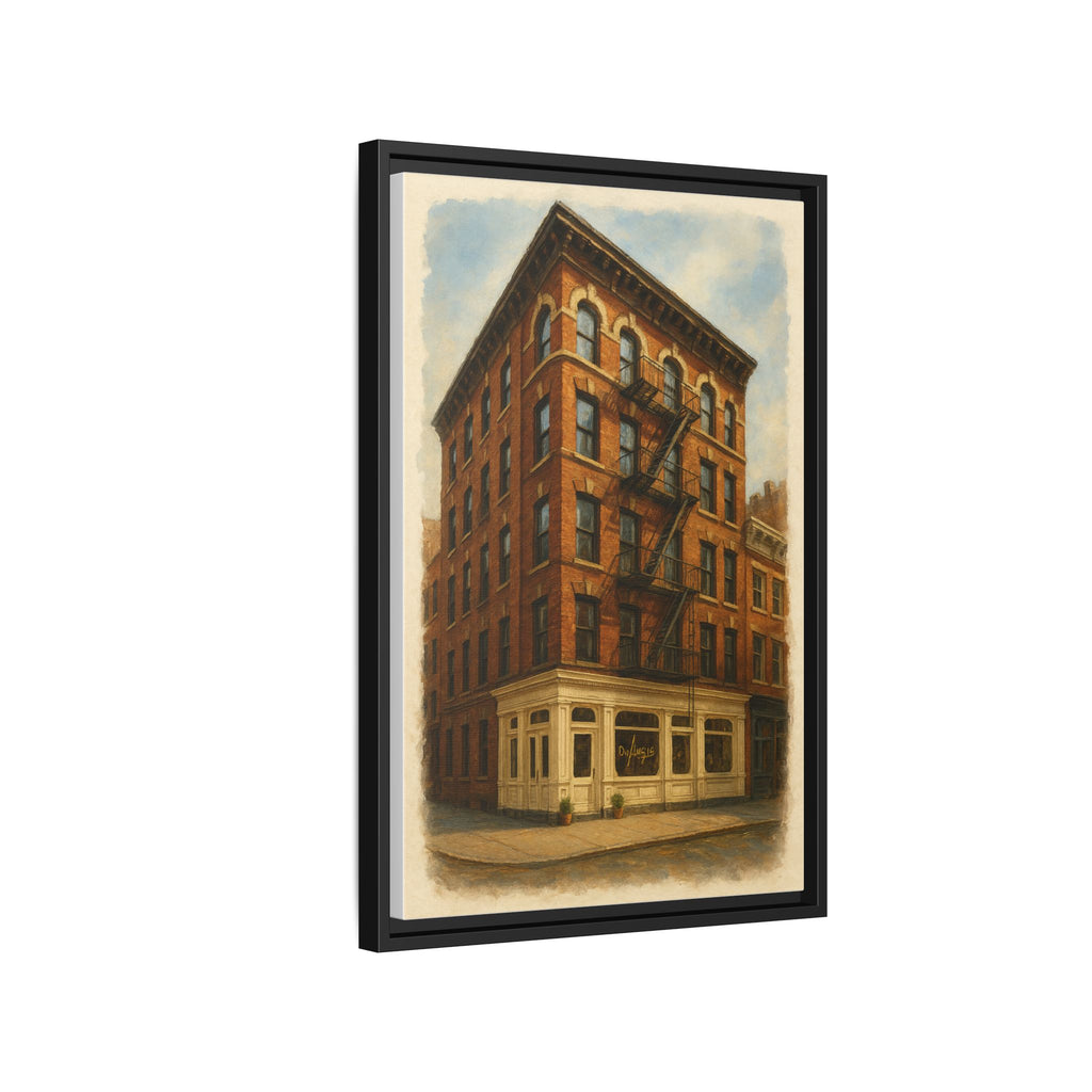 Don Angie — Restaurant Print | Matte Canvas + Wooden Frame