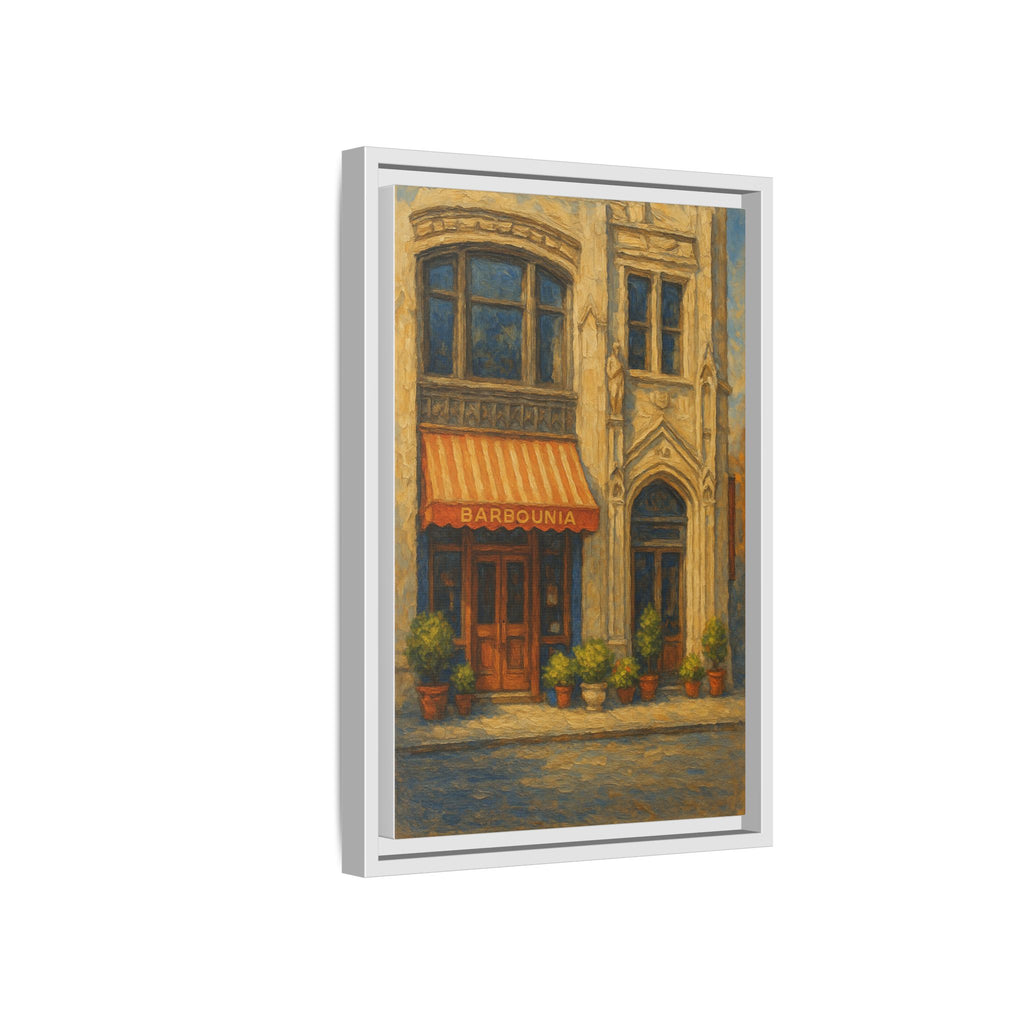 Barbounia iconic NYC restaurant painting gallery wall art