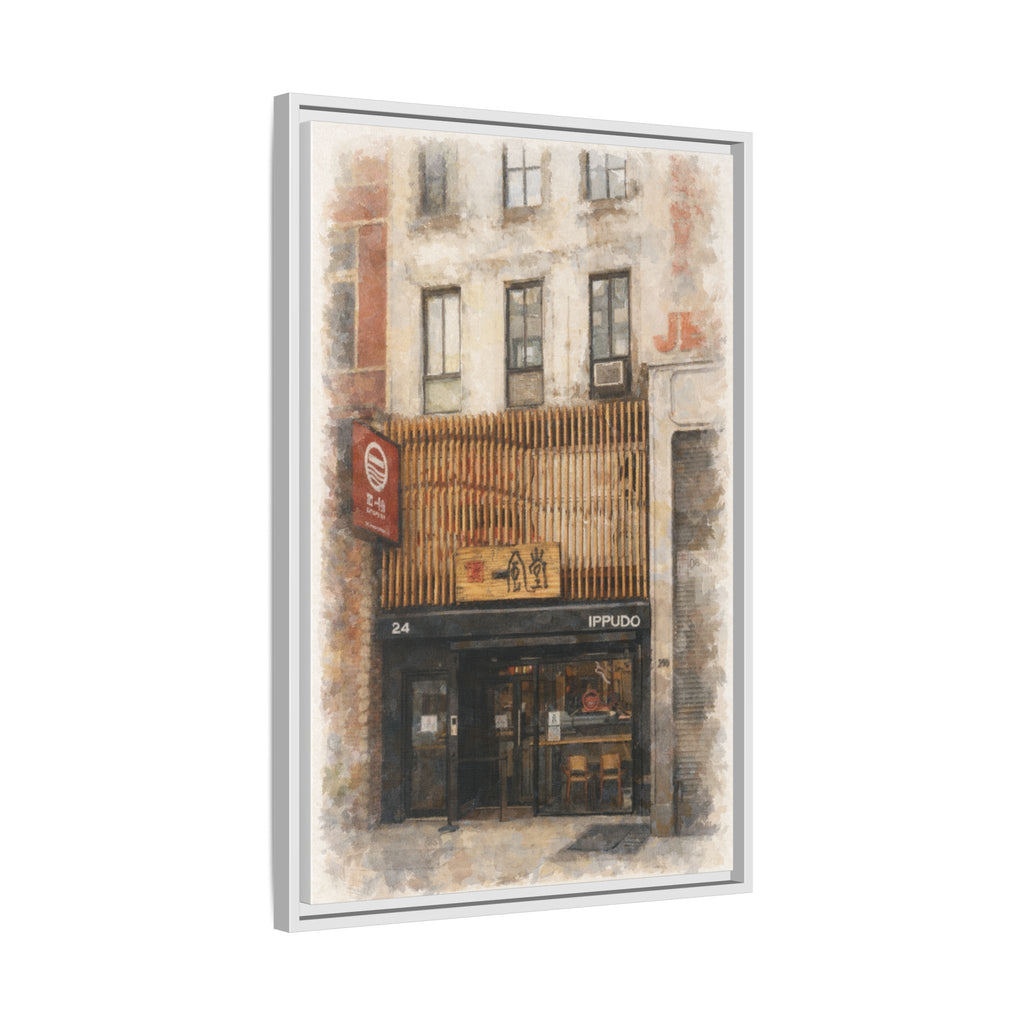 Ippudo restaurant artwork wedding gift framed canvas