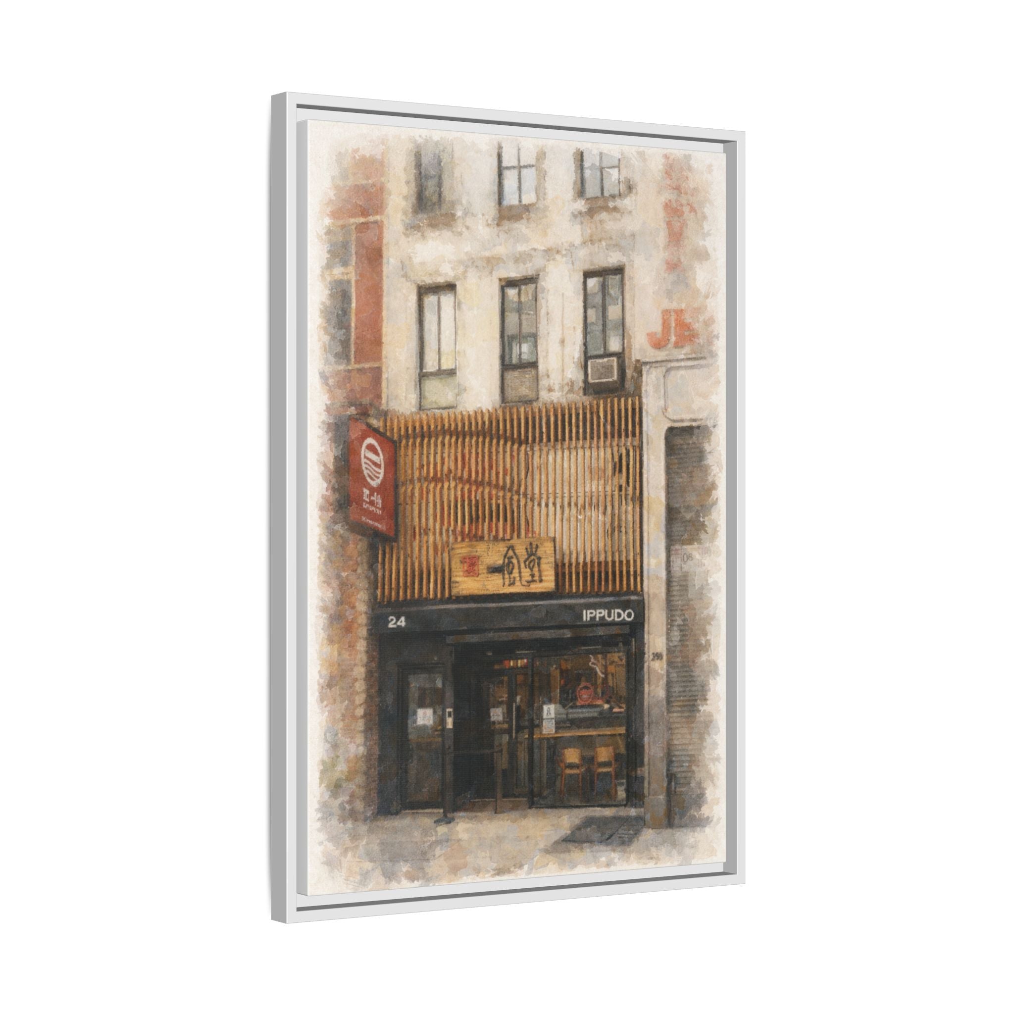 Ippudo restaurant artwork wedding gift framed canvas
