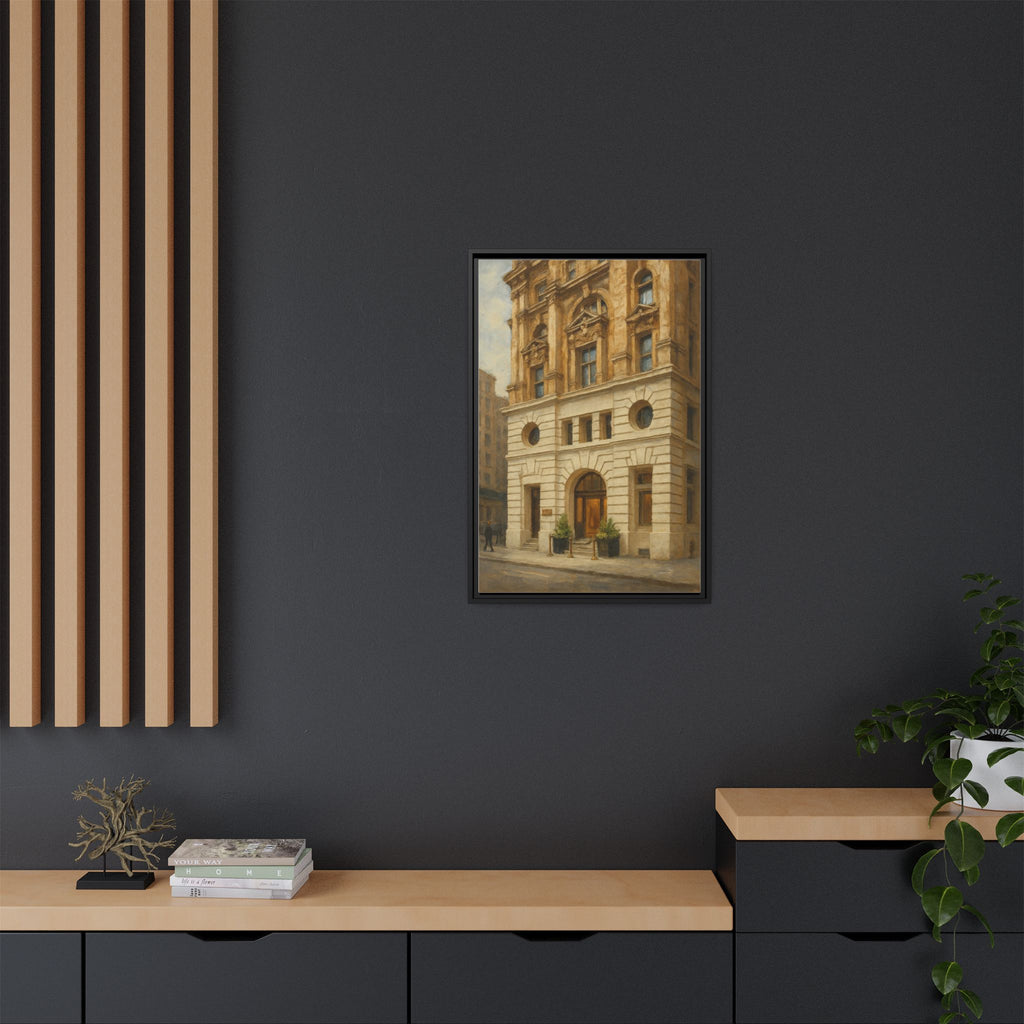 Beef Bar New York — Restaurant Print | Matte Canvas + Wooden Frame