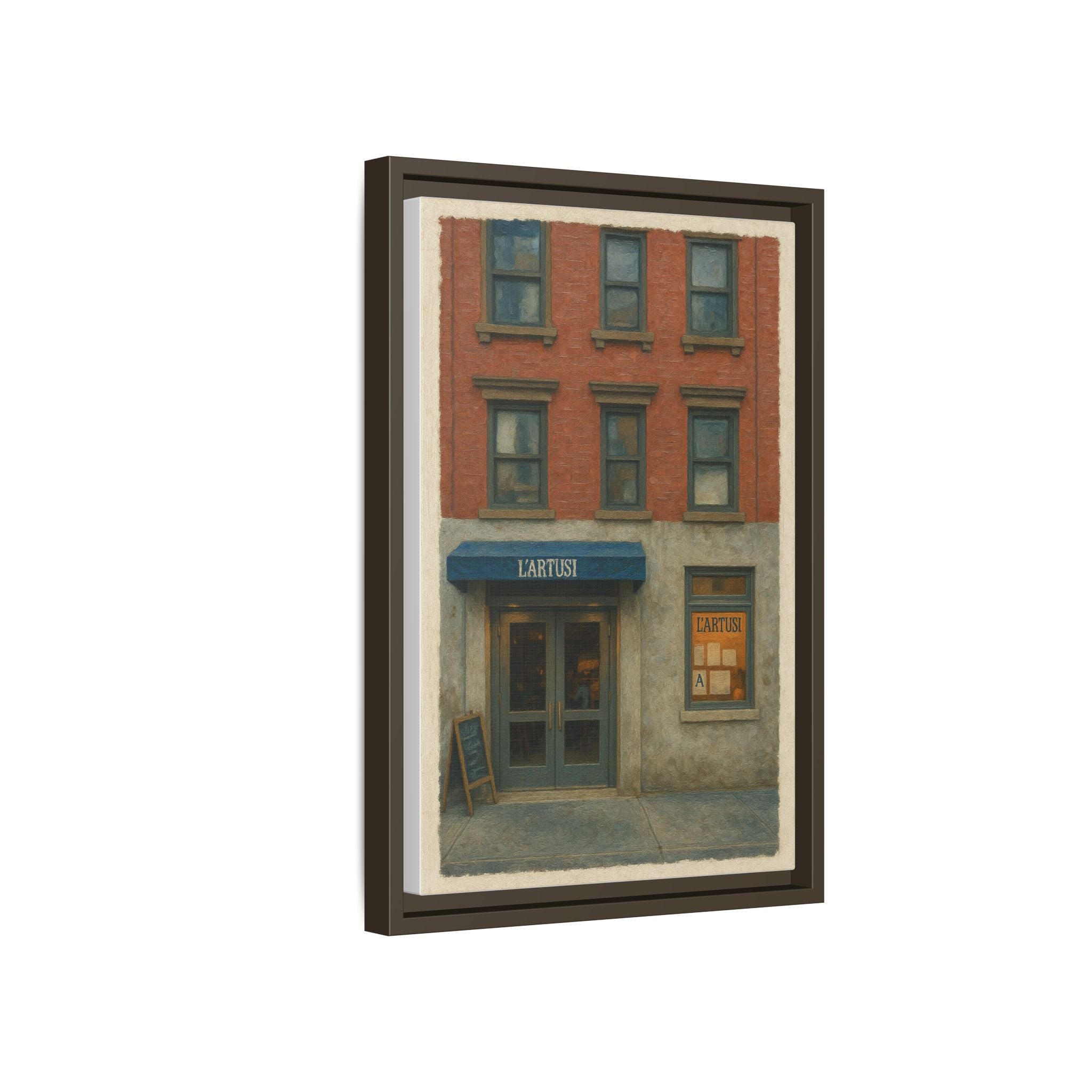 L'Artusi — Restaurant Print | Matte Canvas + Wooden Frame