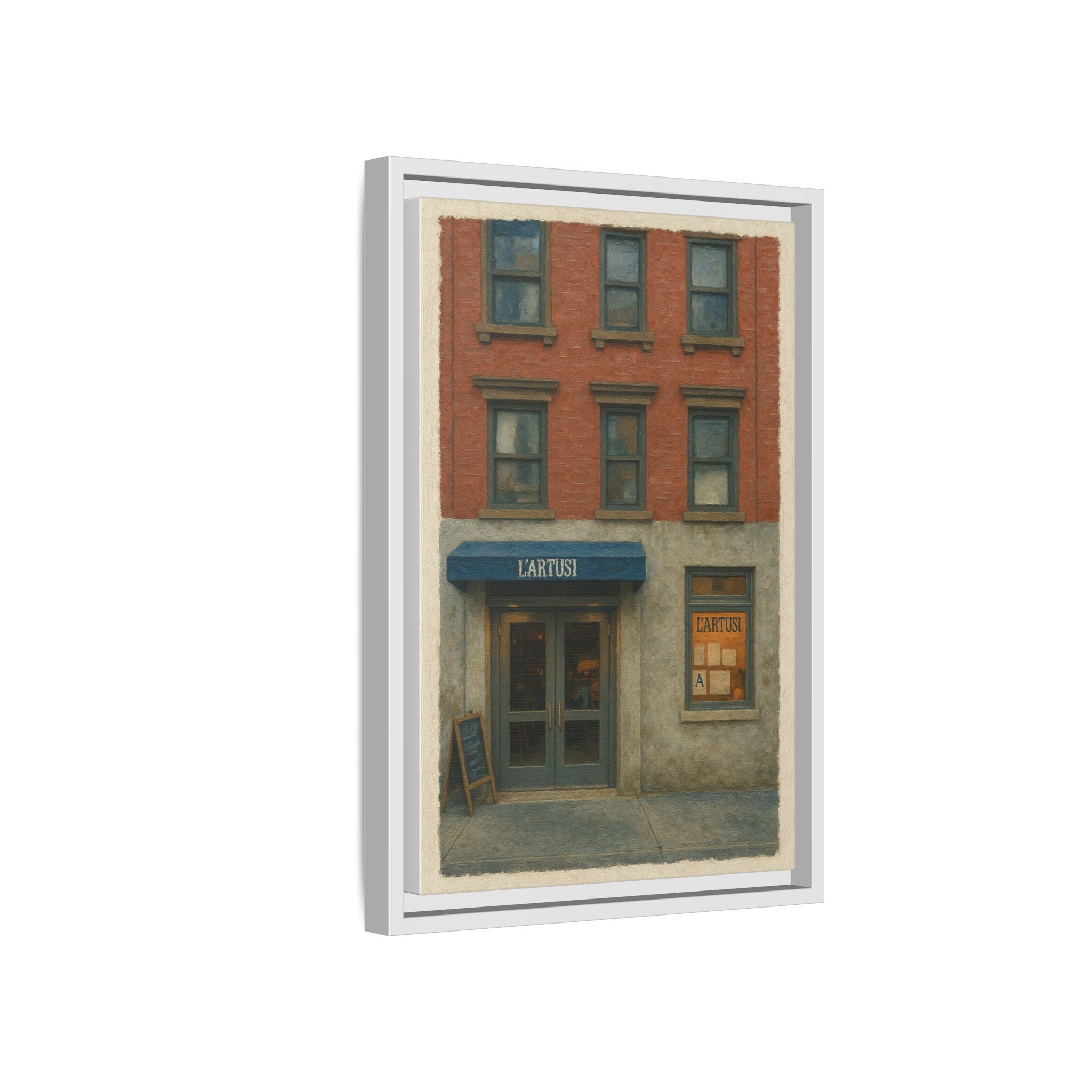 L'Artusi — Restaurant Print | Matte Canvas + Wooden Frame