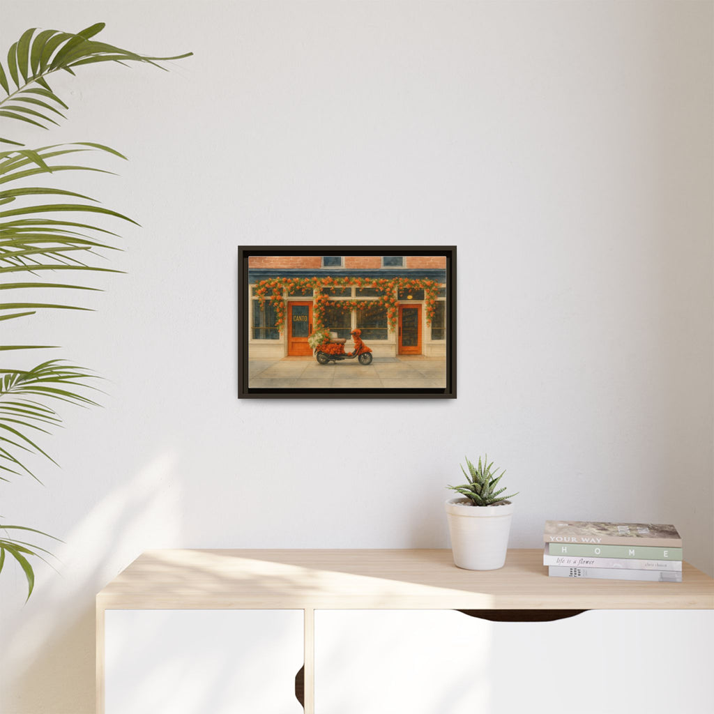 Canto West Village — Restaurant Print | Matte Canvas + Wooden Frame