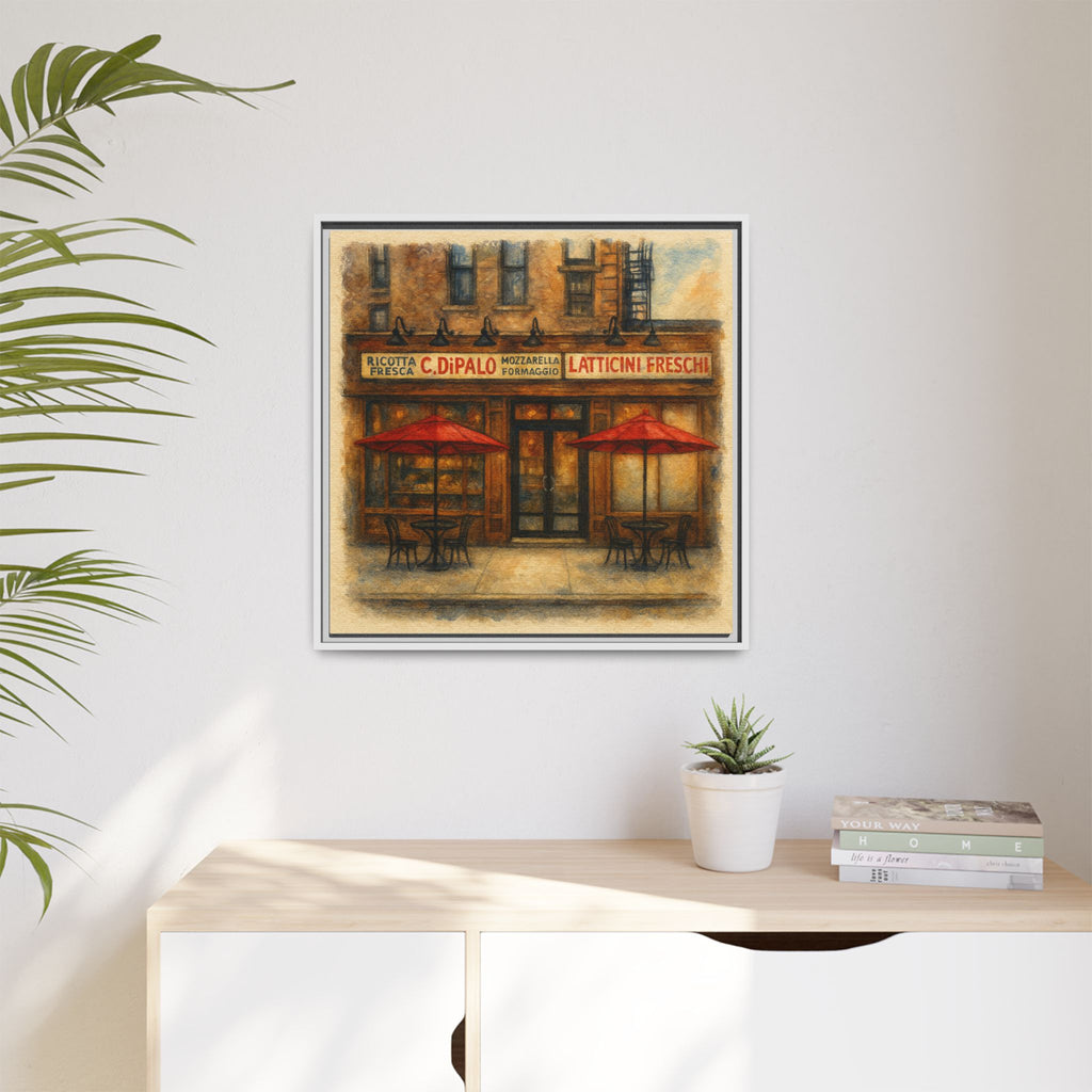C Di Palo NYC restaurant print framed canvas wall art