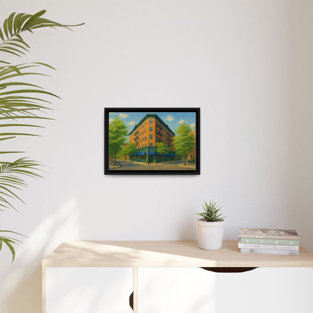 The Mary Lane — Restaurant Print | Matte Canvas + Wooden Frame