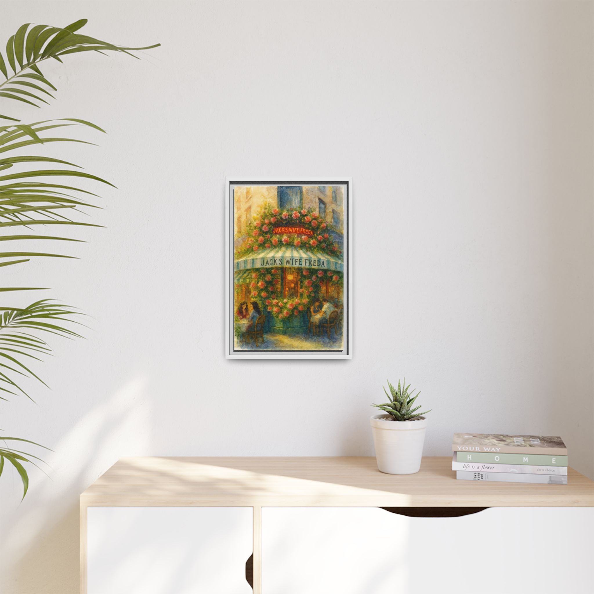 Jack's Wife Freda — Restaurant Print | Matte Canvas + Wooden Frame