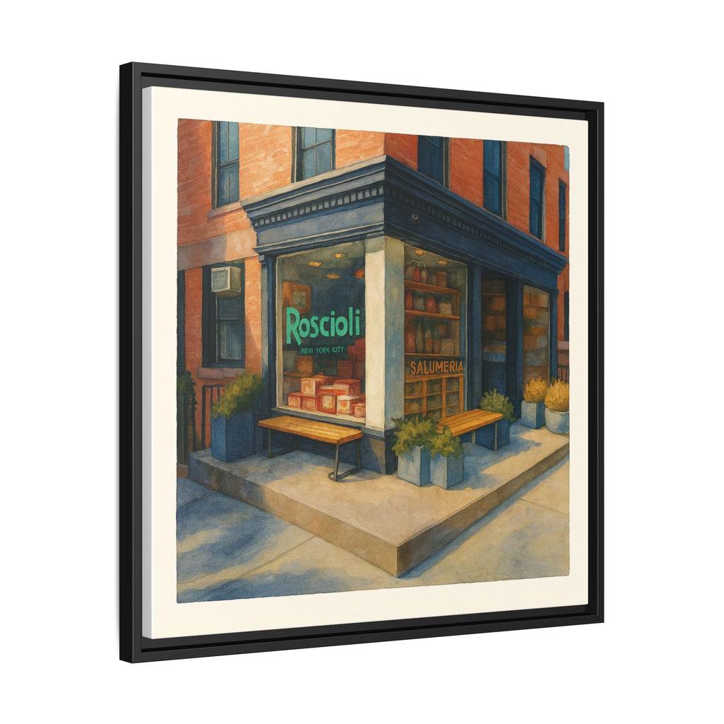 Roscioli Restaurant — Restaurant Print | Matte Canvas + Wooden Frame