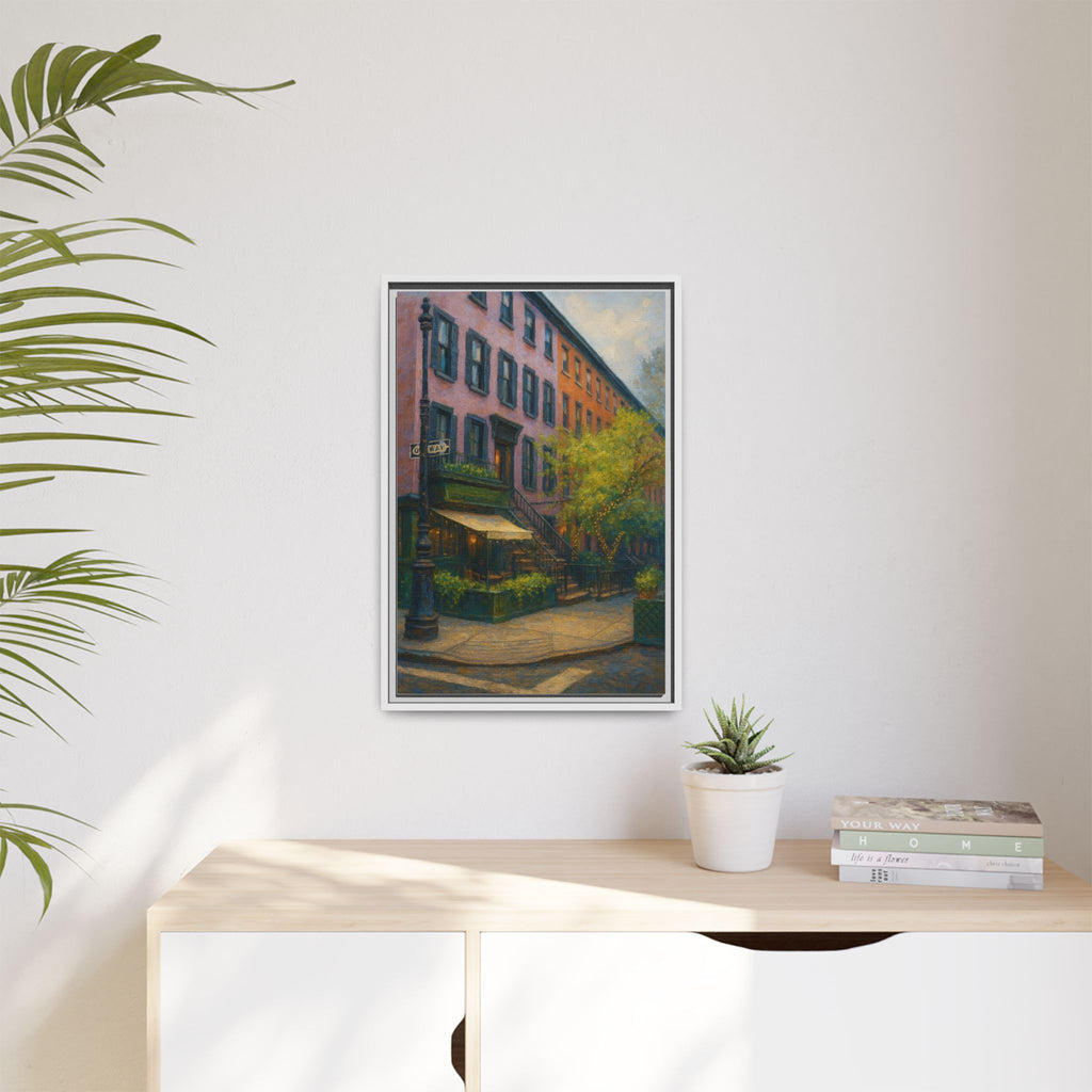 The Waverly Inn — Restaurant Print | Matte Canvas + Wooden Frame