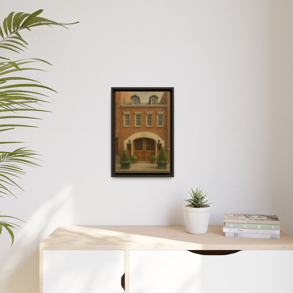 One If By Land, Two If By Sea — Restaurant Print | Matte Canvas + Wooden Frame