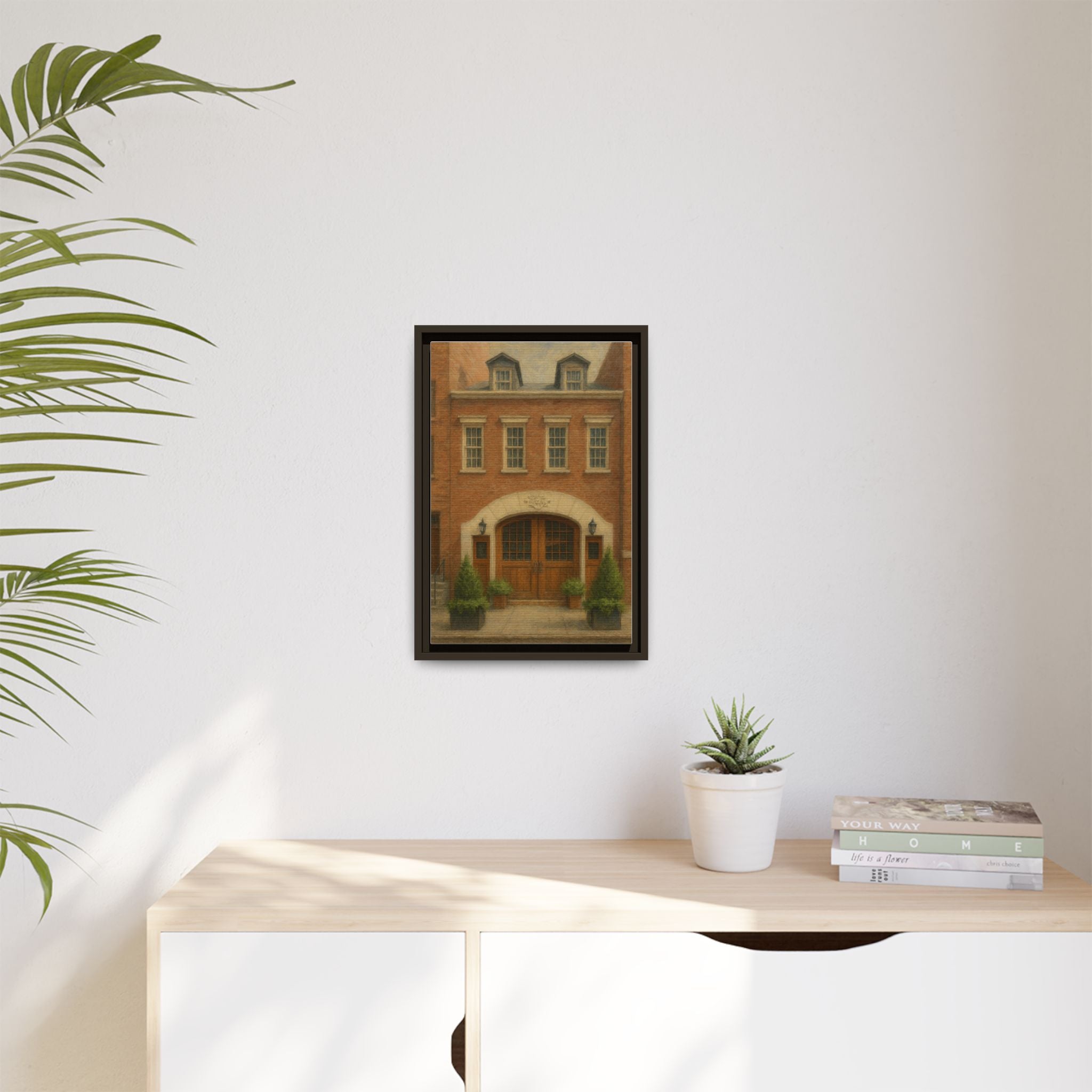 One If By Land, Two If By Sea — Restaurant Print | Matte Canvas + Wooden Frame