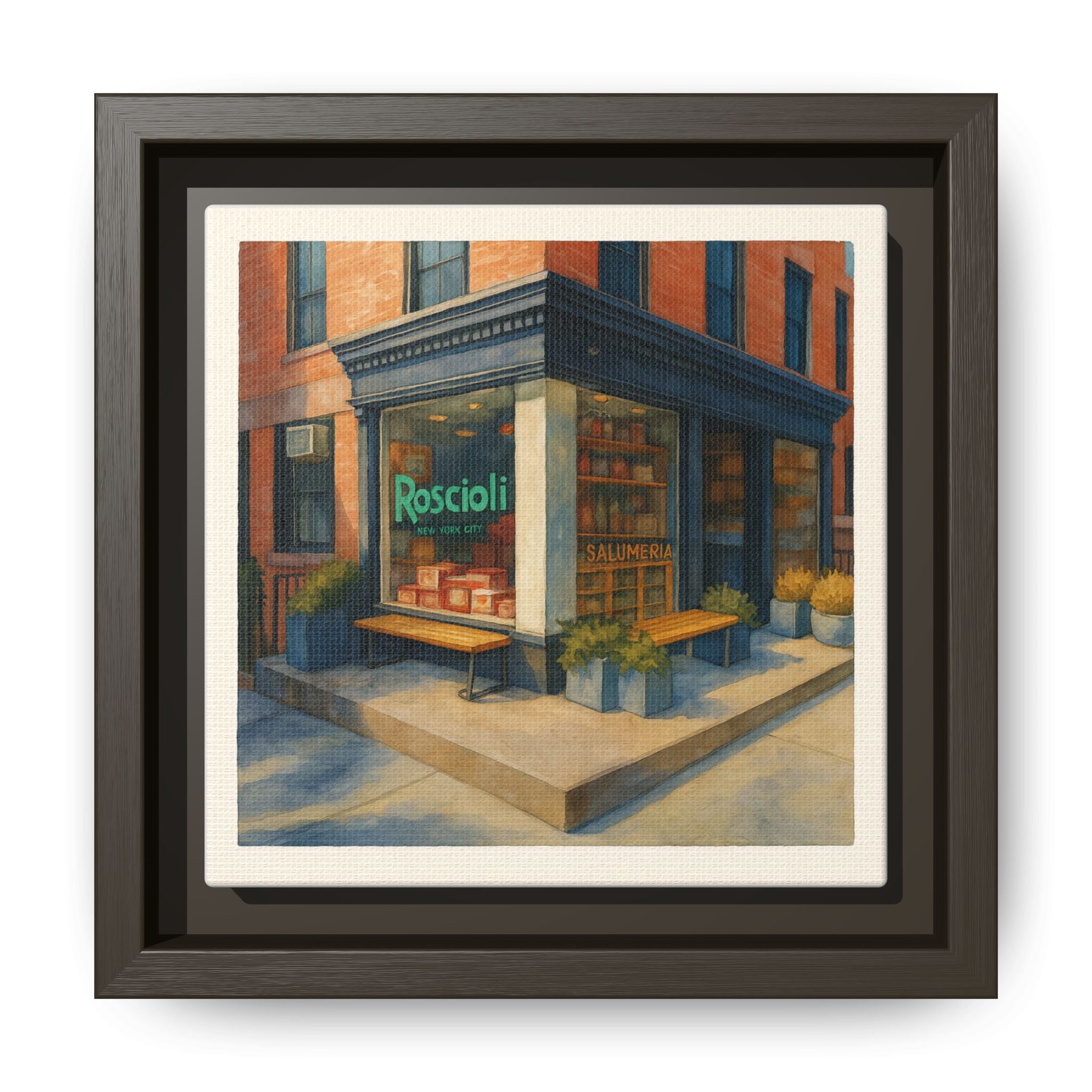 Roscioli Restaurant — Restaurant Print | Matte Canvas + Wooden Frame