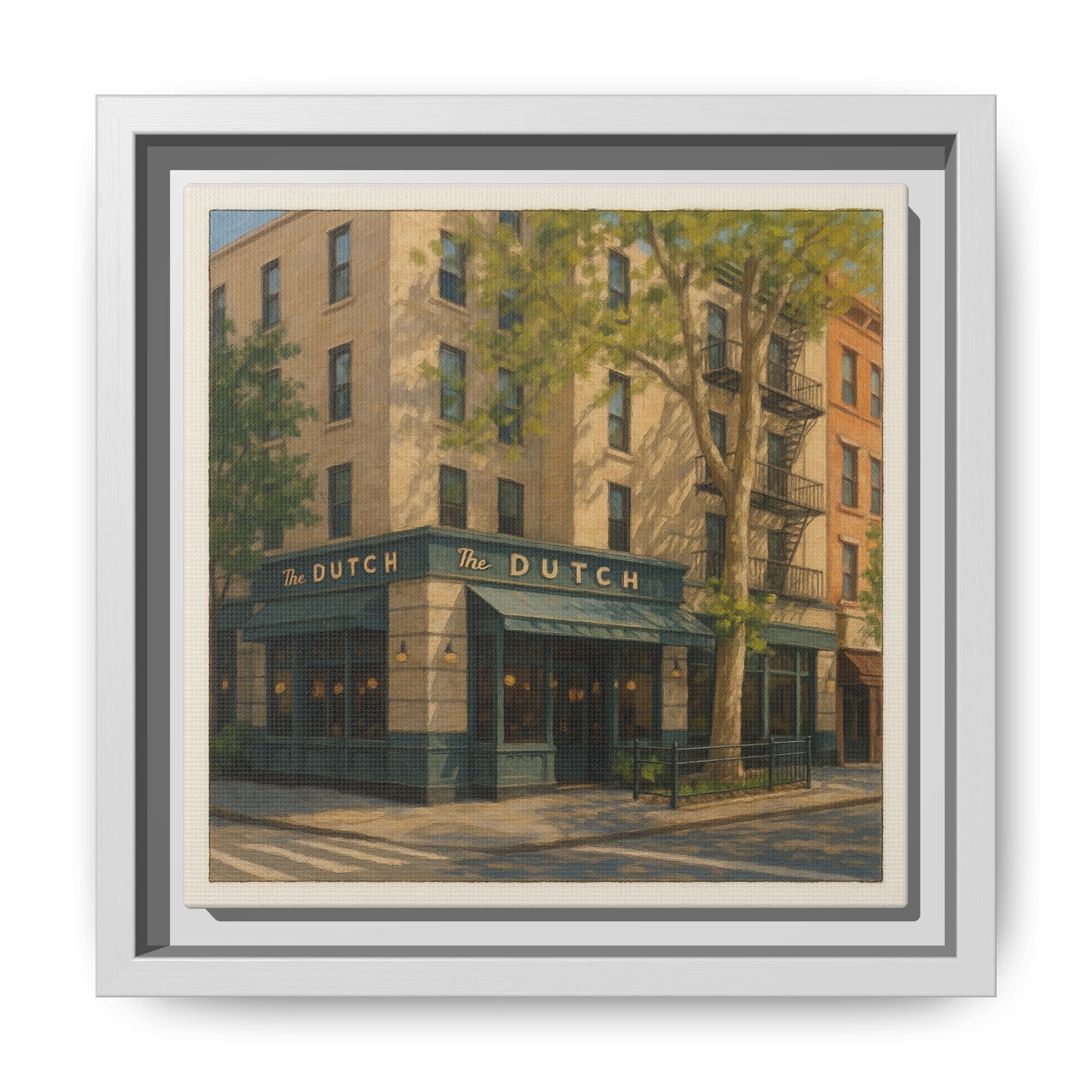 The Dutch — Restaurant Print | Matte Canvas + Wooden Frame