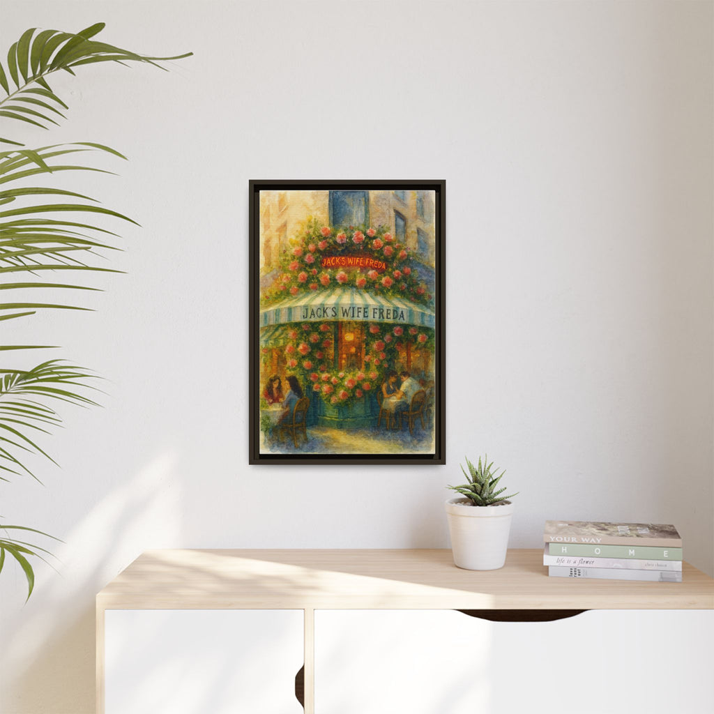 Jack's Wife Freda — Restaurant Print | Matte Canvas + Wooden Frame