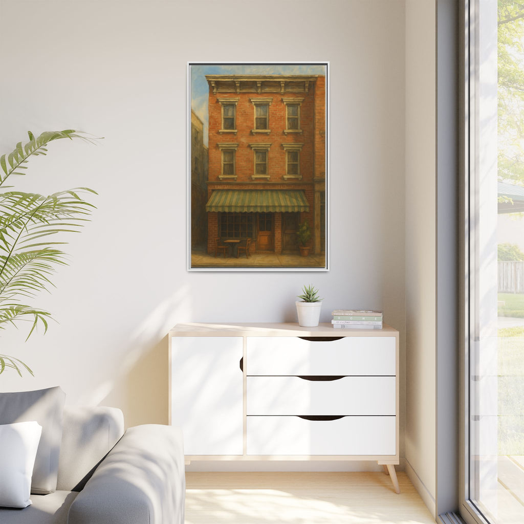 Lucali Pizzeria — Restaurant Print | Matte Canvas + Wooden Frame